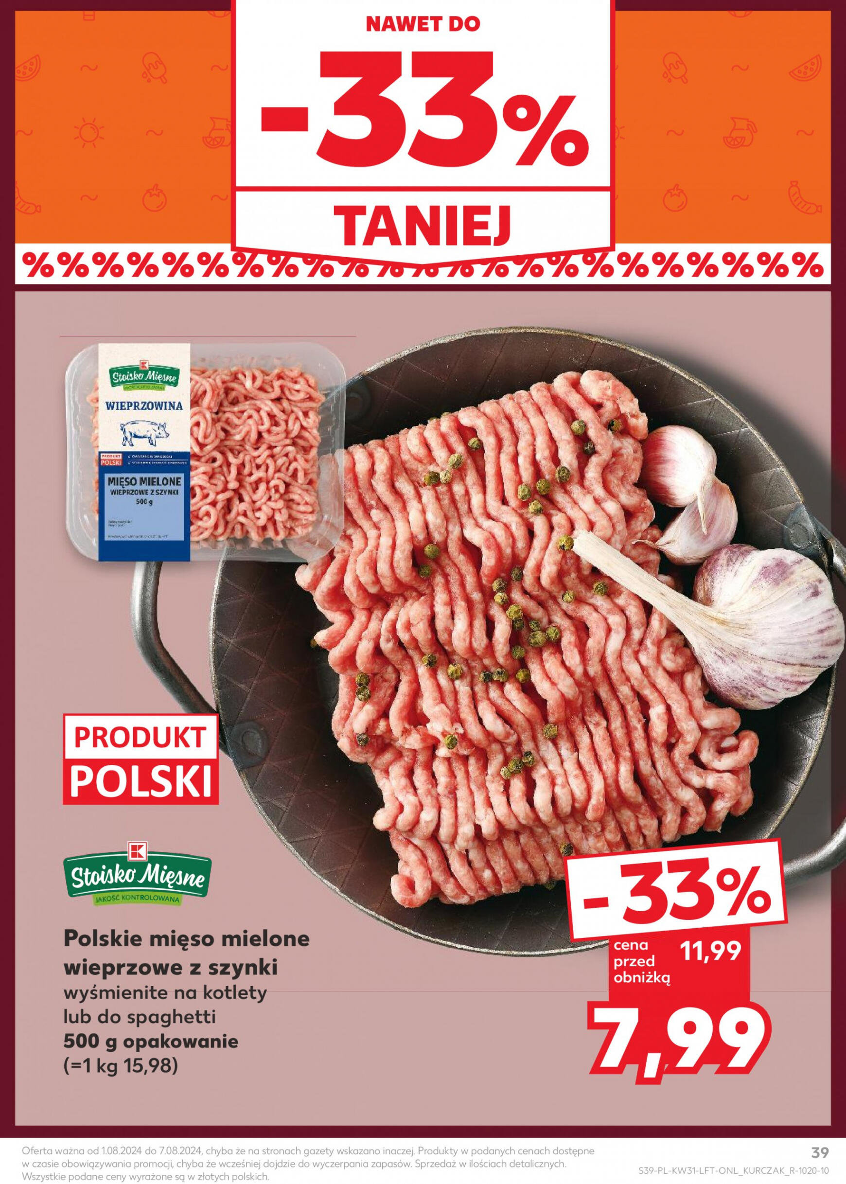 kaufland - Kaufland gazetka aktualna ważna od 01.08. - 07.08. - page: 39