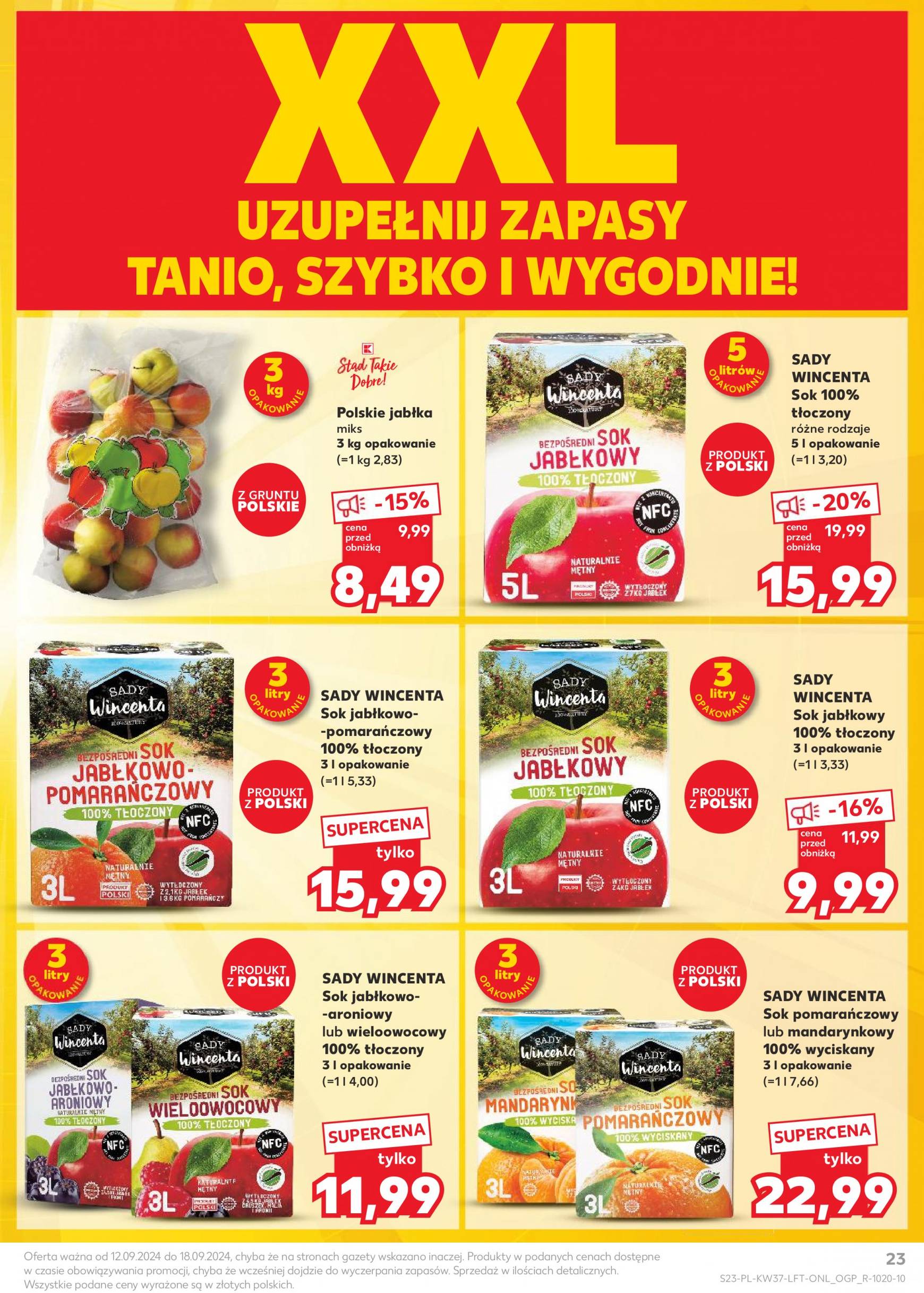 kaufland - Aktualna Kaufland gazetka ważna od 12.09. - 18.09. - page: 23