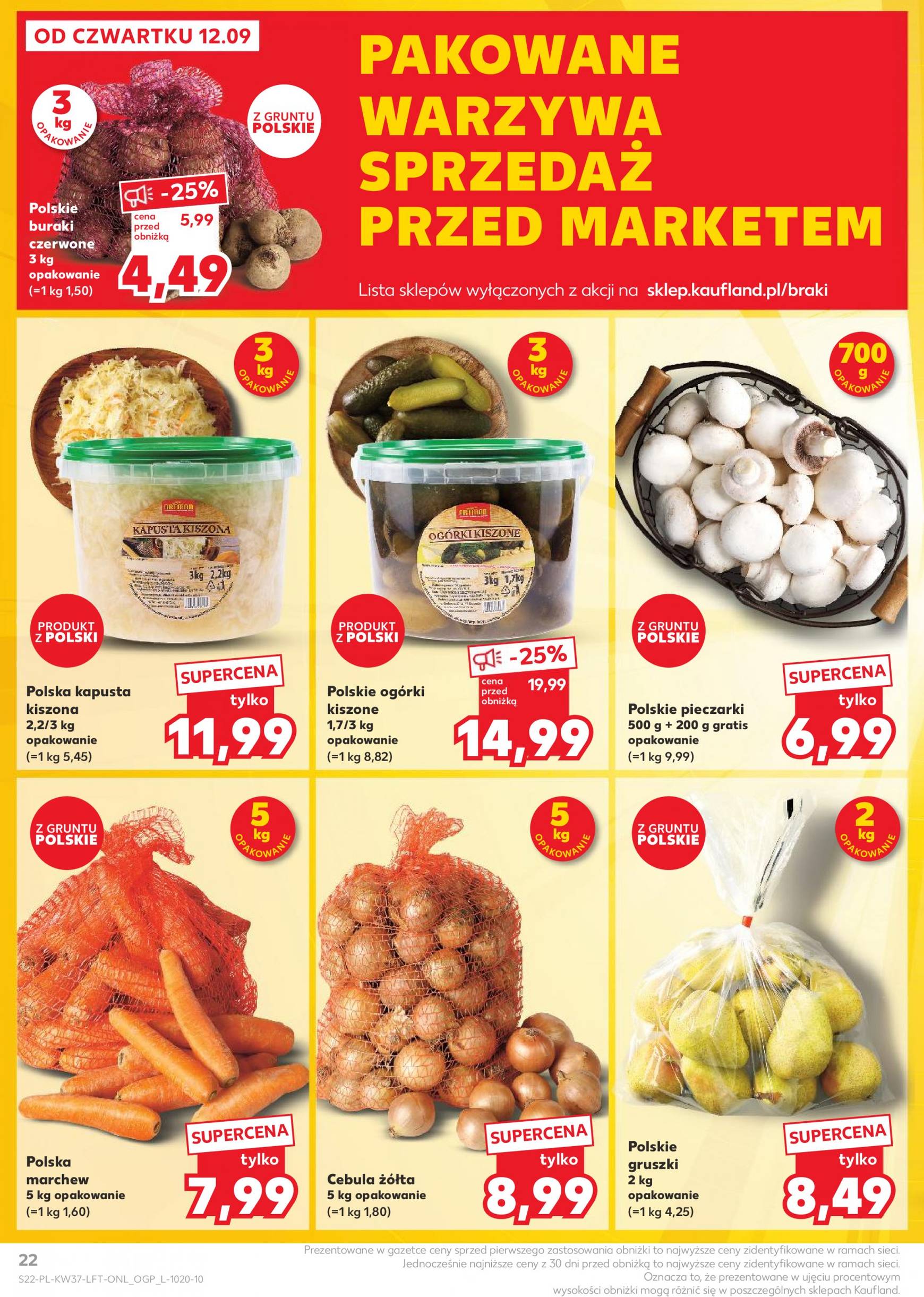 kaufland - Aktualna Kaufland gazetka ważna od 12.09. - 18.09. - page: 22