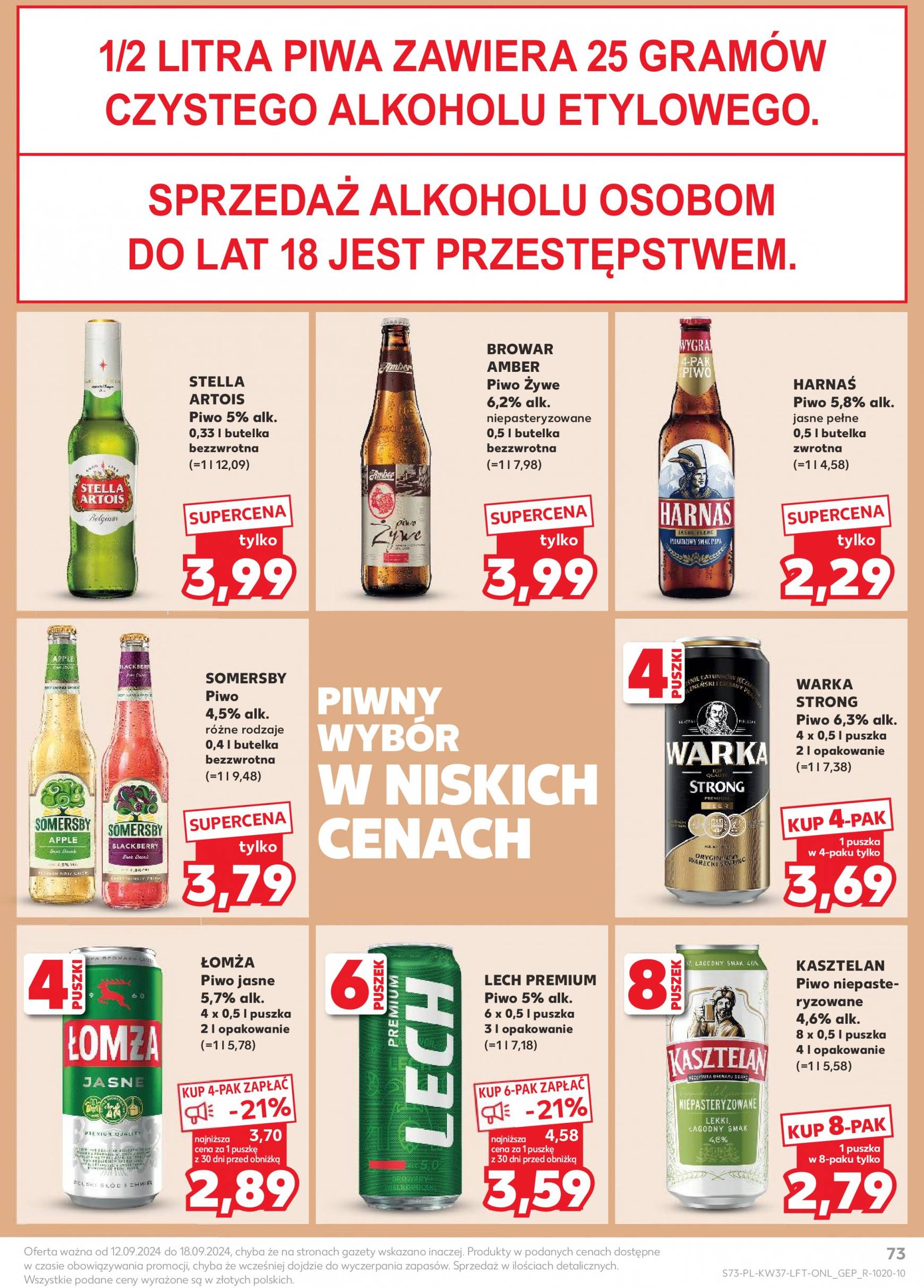 kaufland - Aktualna Kaufland gazetka ważna od 12.09. - 18.09. - page: 73