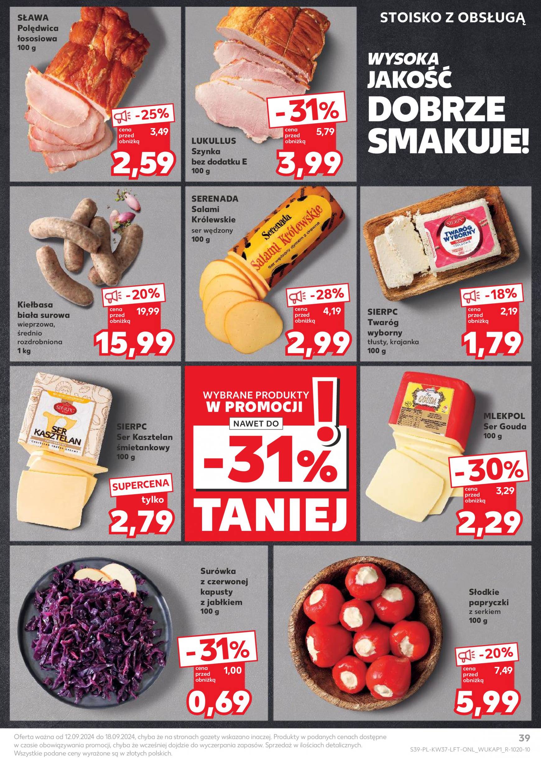 kaufland - Aktualna Kaufland gazetka ważna od 12.09. - 18.09. - page: 39