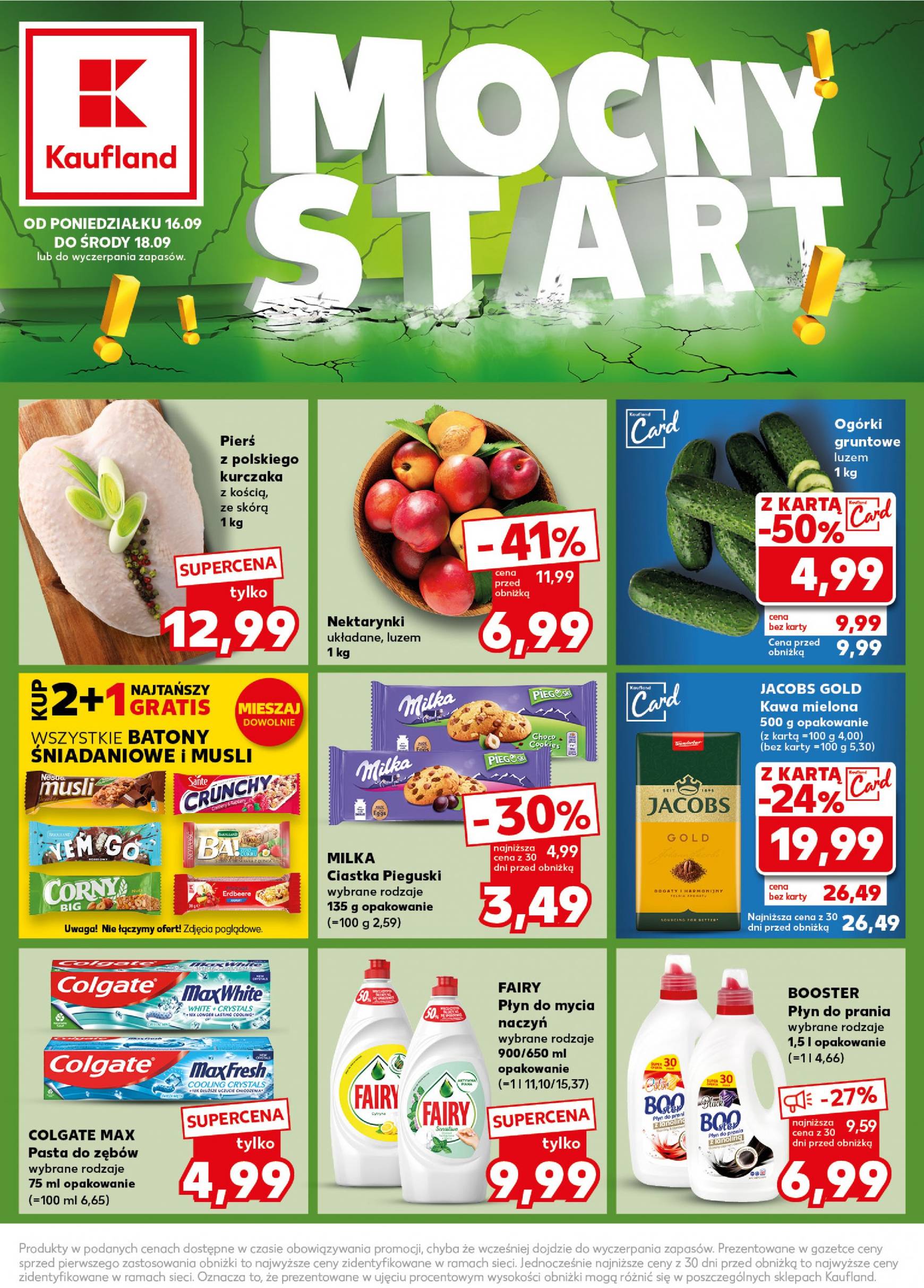 kaufland - Aktualna Kaufland - Mocny Start gazetka ważna od 16.09. - 18.09.