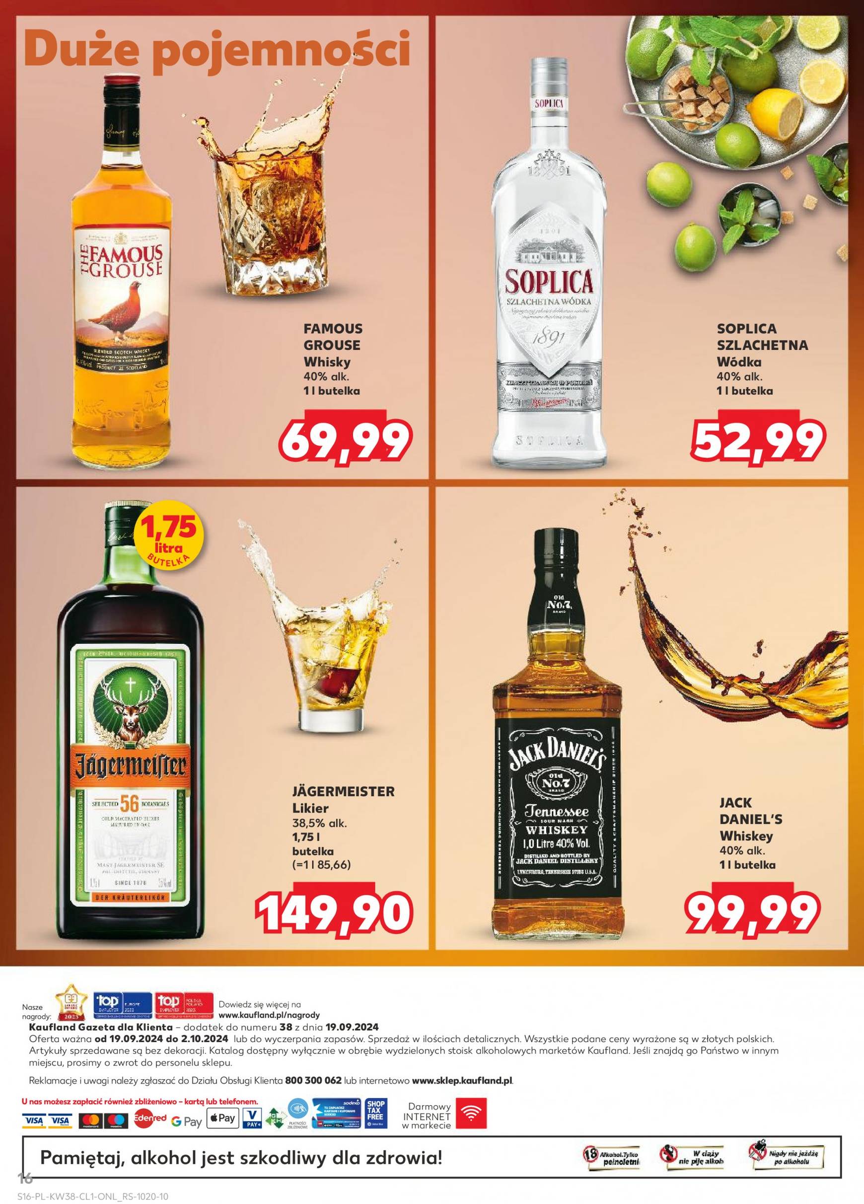 kaufland - Aktualna Kaufland - Barek gazetka ważna od 19.09. - 02.10. - page: 16