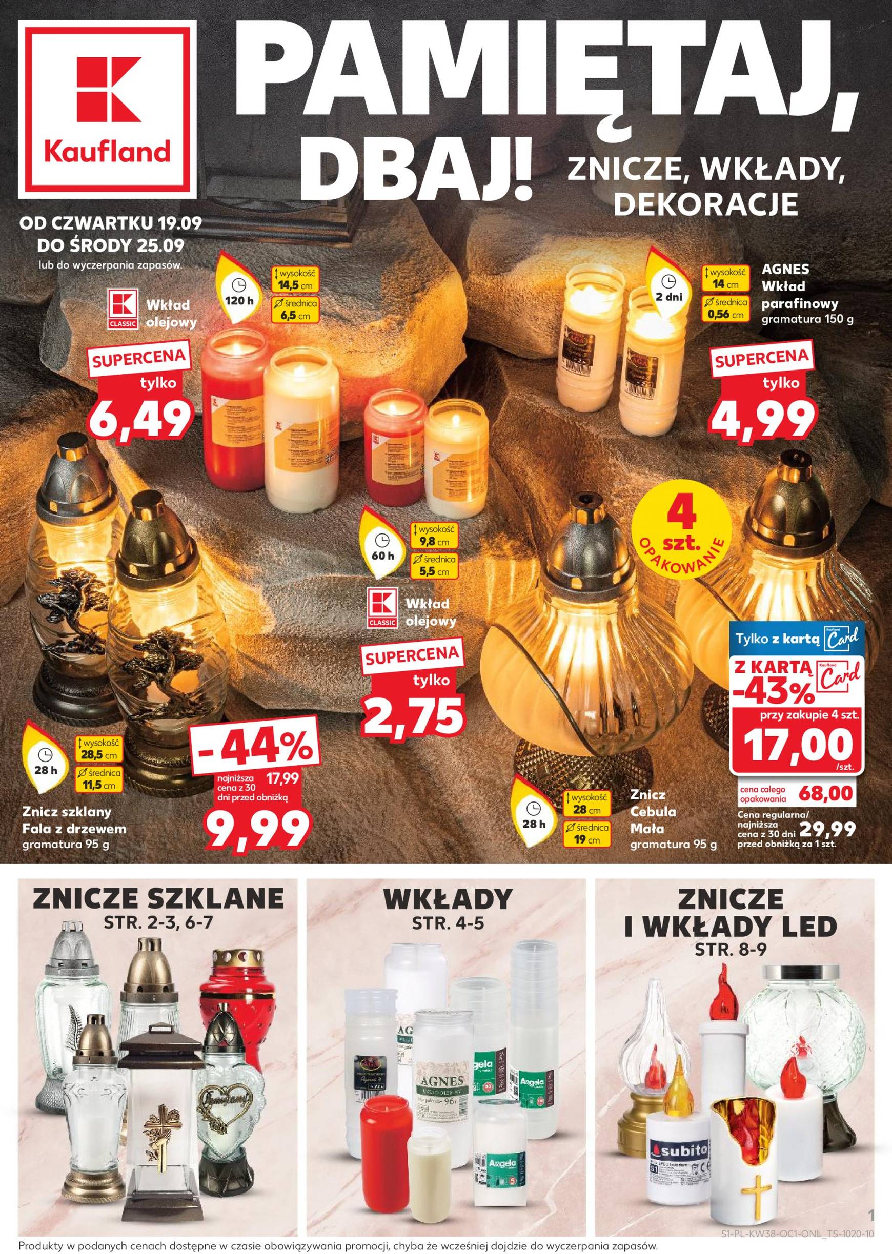 kaufland - Aktualna Kaufland - Dekoracje gazetka ważna od 19.09. - 25.09. - page: 1