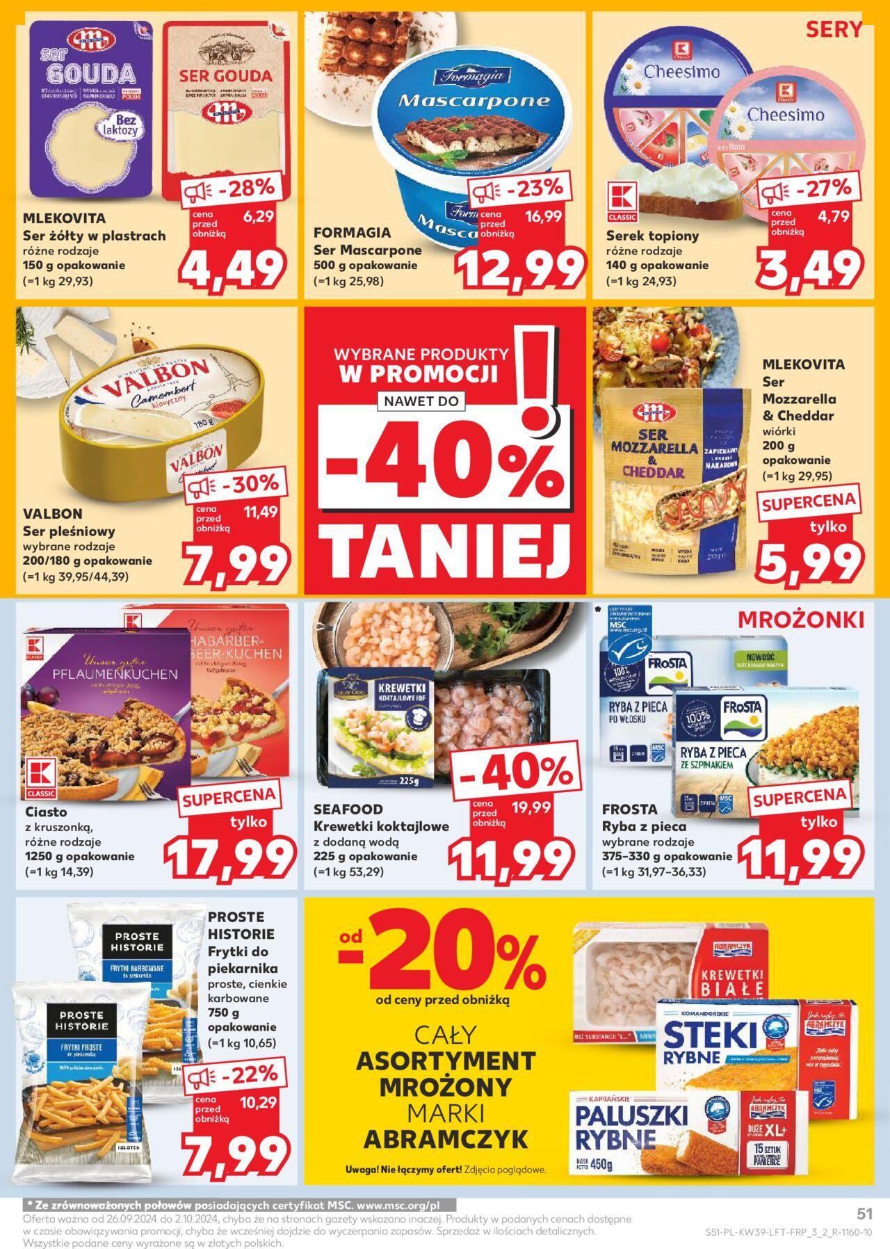 kaufland - Kaufland gazetka - Szczecinek 26.09.2024 - 02.10.2024 - page: 51