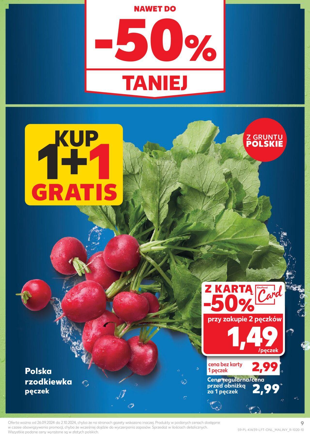 kaufland - Kaufland gazetka - Szczecinek 26.09.2024 - 02.10.2024 - page: 9