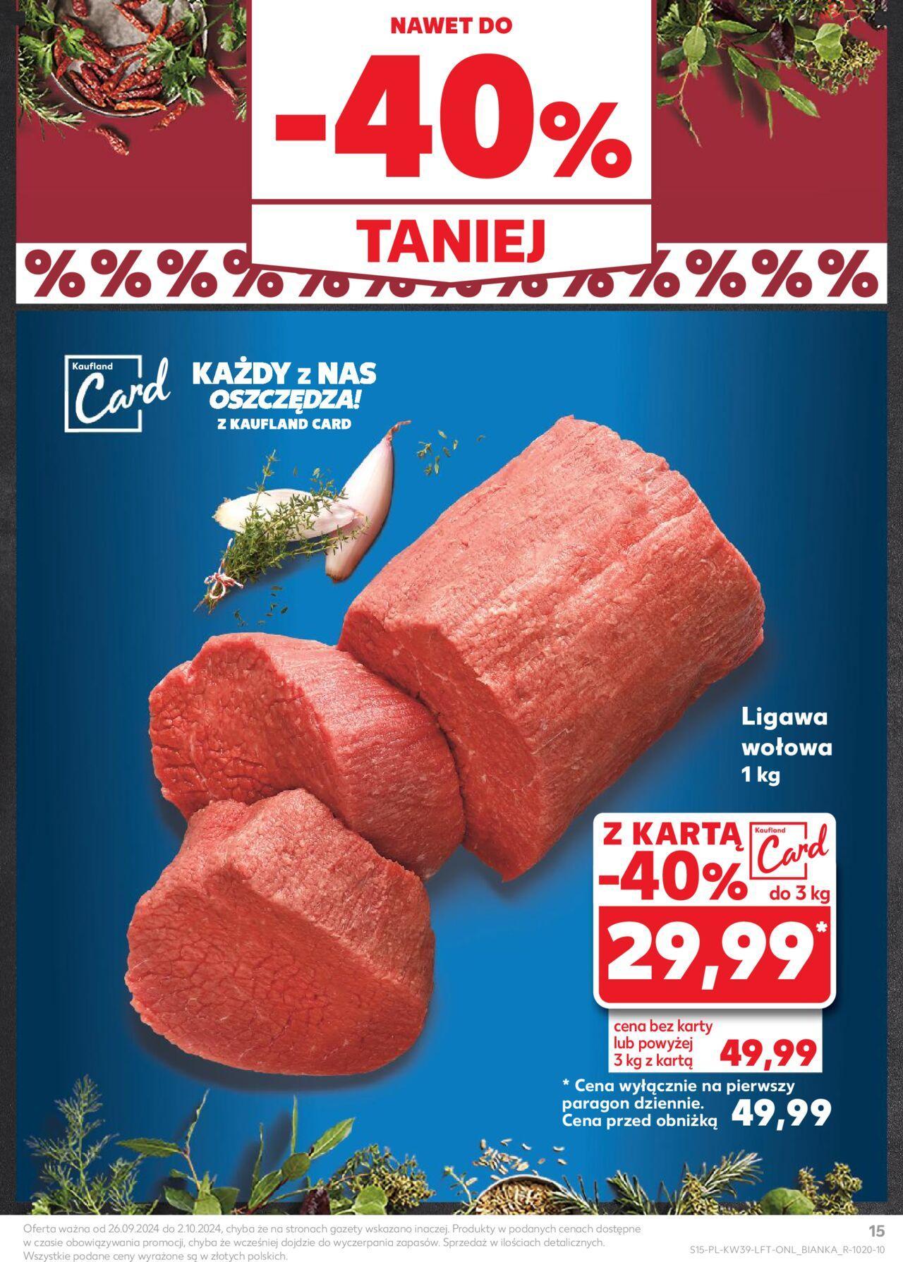 kaufland - Kaufland gazetka - Szczecinek 26.09.2024 - 02.10.2024 - page: 15