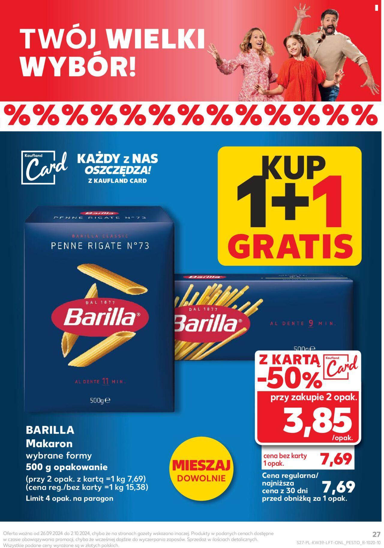 kaufland - Kaufland gazetka - Szczecinek 26.09.2024 - 02.10.2024 - page: 27