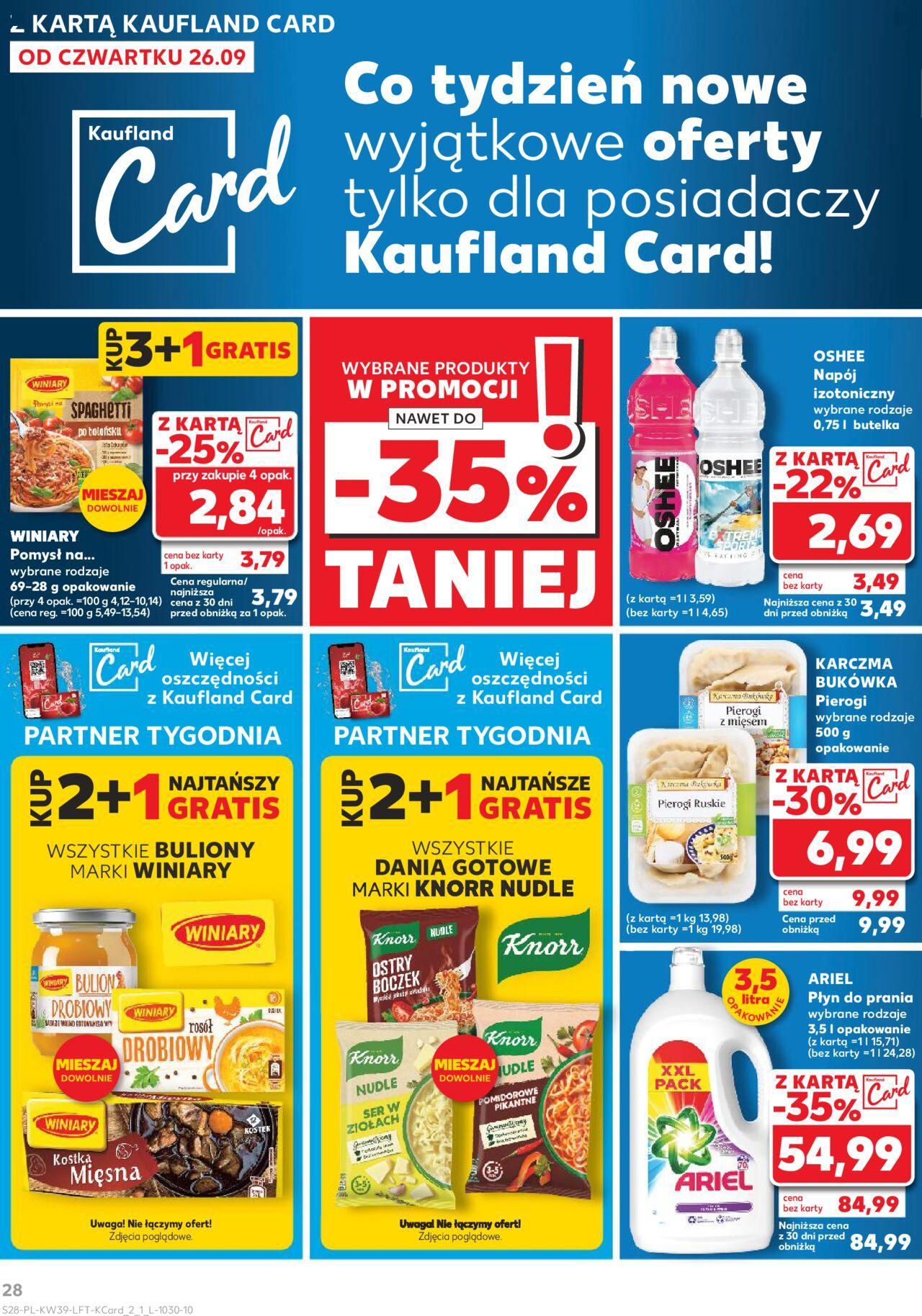 kaufland - Kaufland gazetka - Szczecinek 26.09.2024 - 02.10.2024 - page: 28