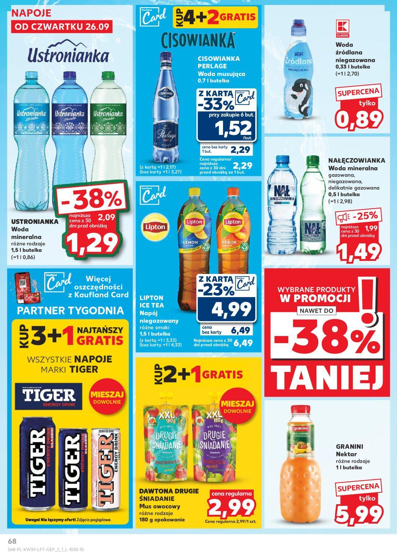 kaufland - Kaufland gazetka - Szczecinek 26.09.2024 - 02.10.2024 - page: 68