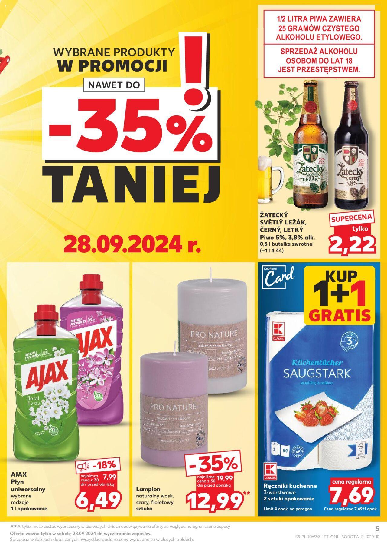 kaufland - Kaufland gazetka - Gdánsk 26.09.2024 - 02.10.2024 - page: 5