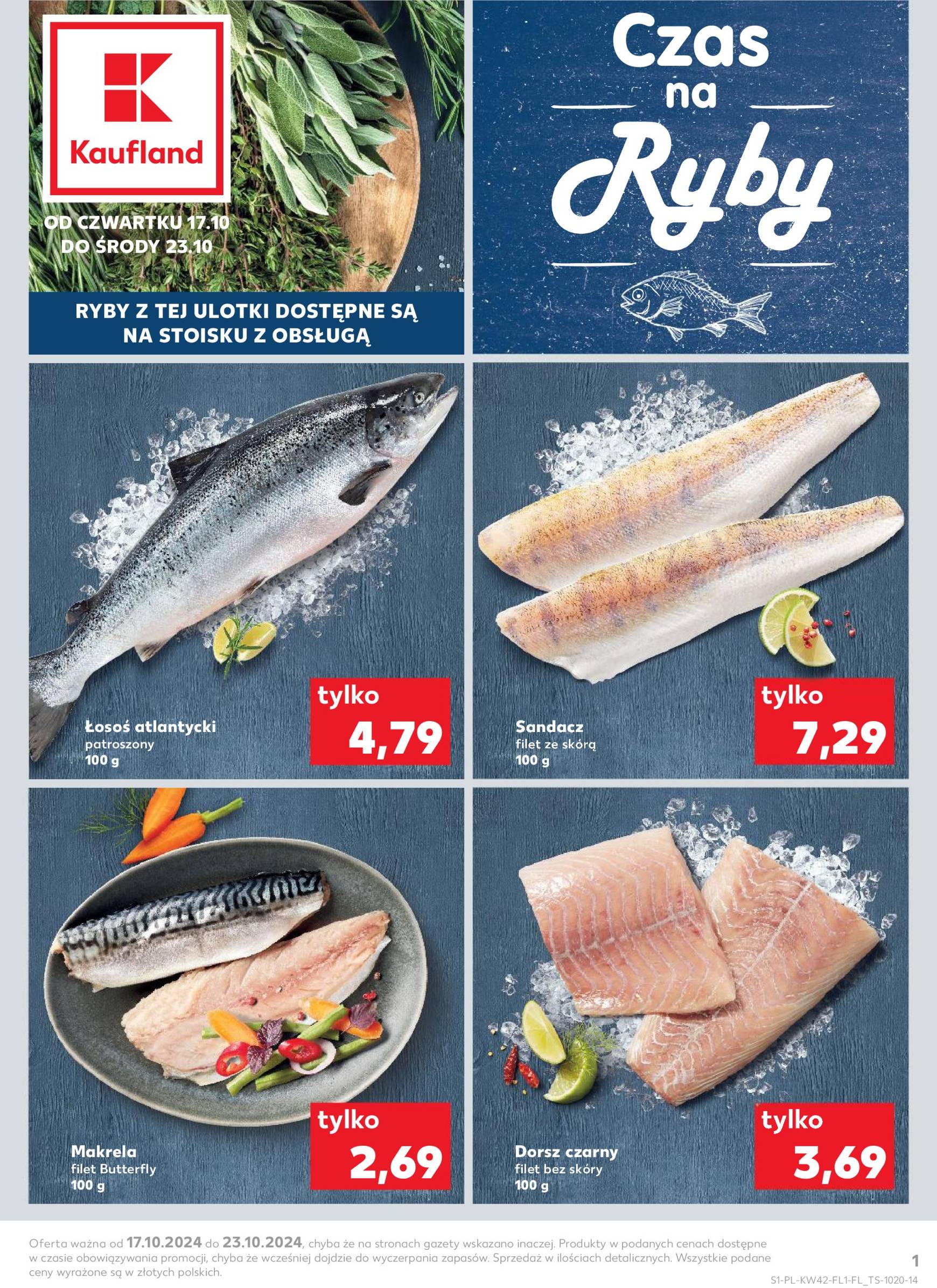 kaufland - Kaufland - Czas na Ryby gazetka ważna od 17.10. - 23.10.