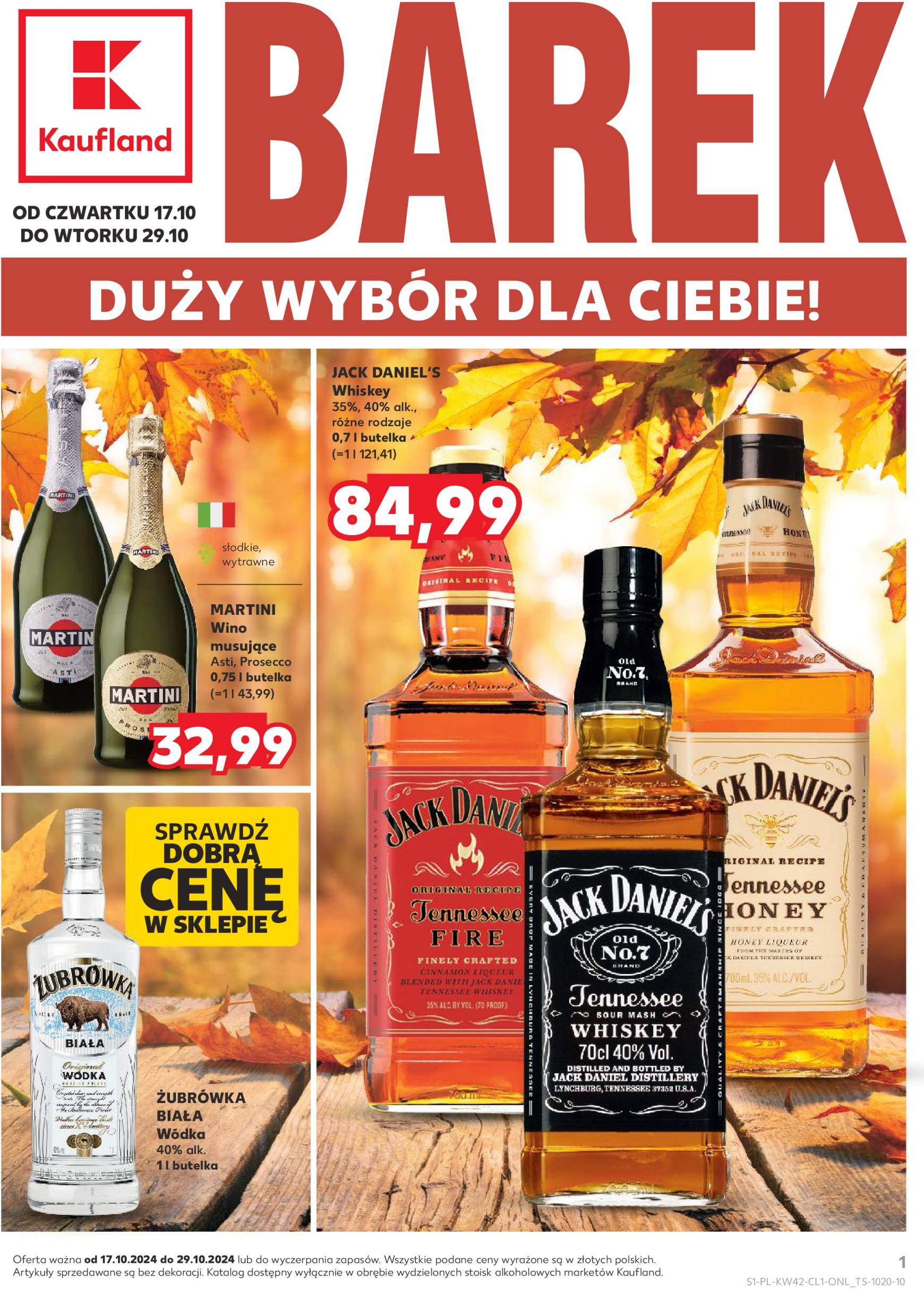 kaufland - Kaufland - Barek gazetka ważna od 17.10. - 29.10.