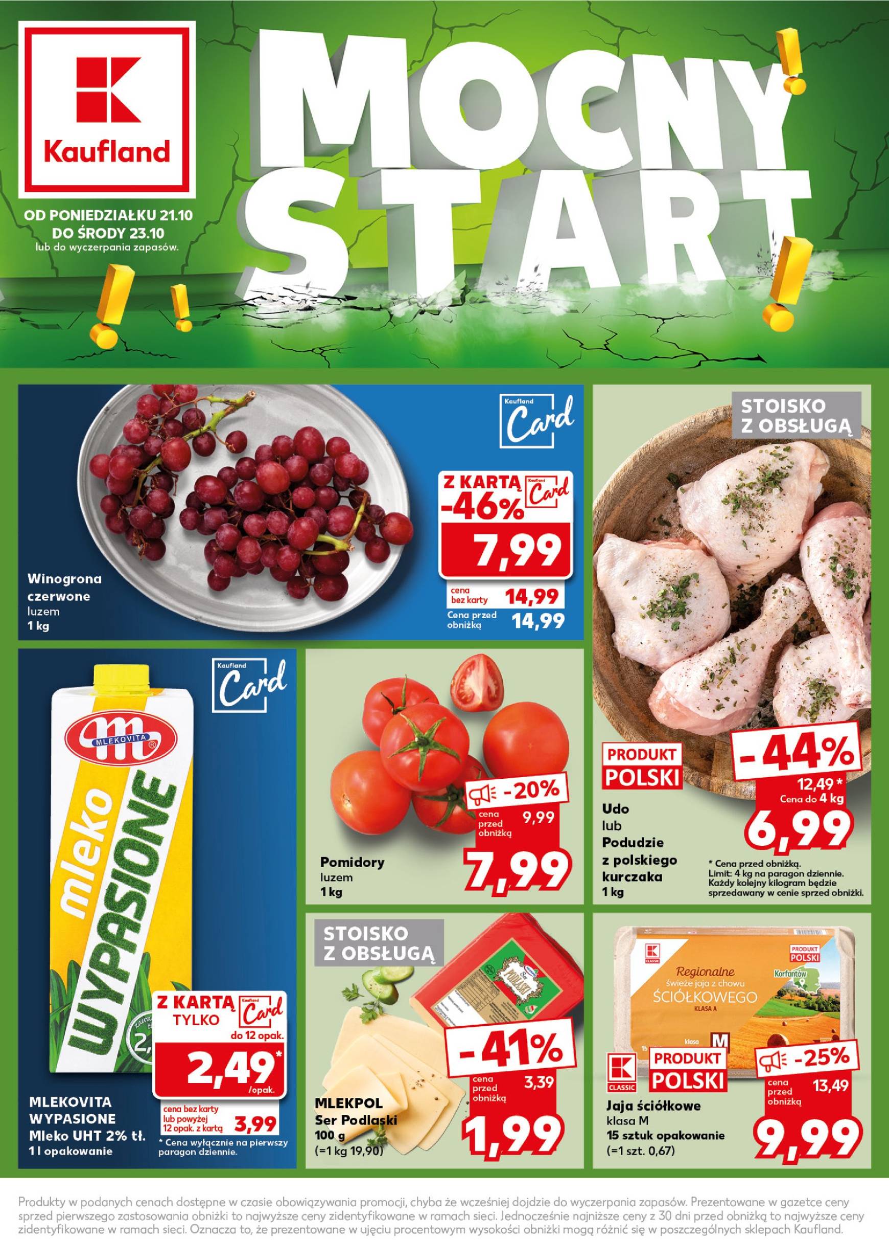 kaufland - Kaufland - Mocny Start gazetka ważna od 21.10. - 23.10.