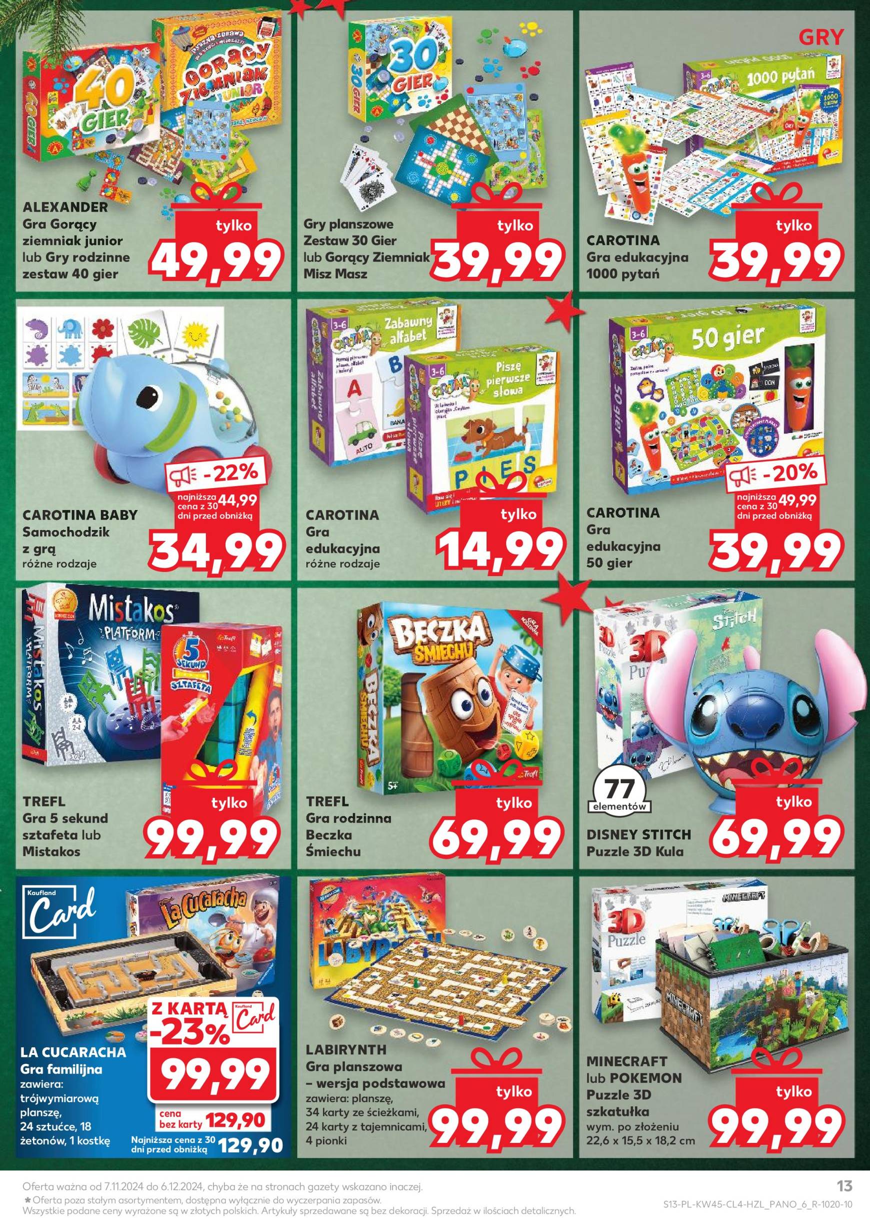 kaufland - Kaufland gazetka ważna od 07.11. - 06.12. - page: 13