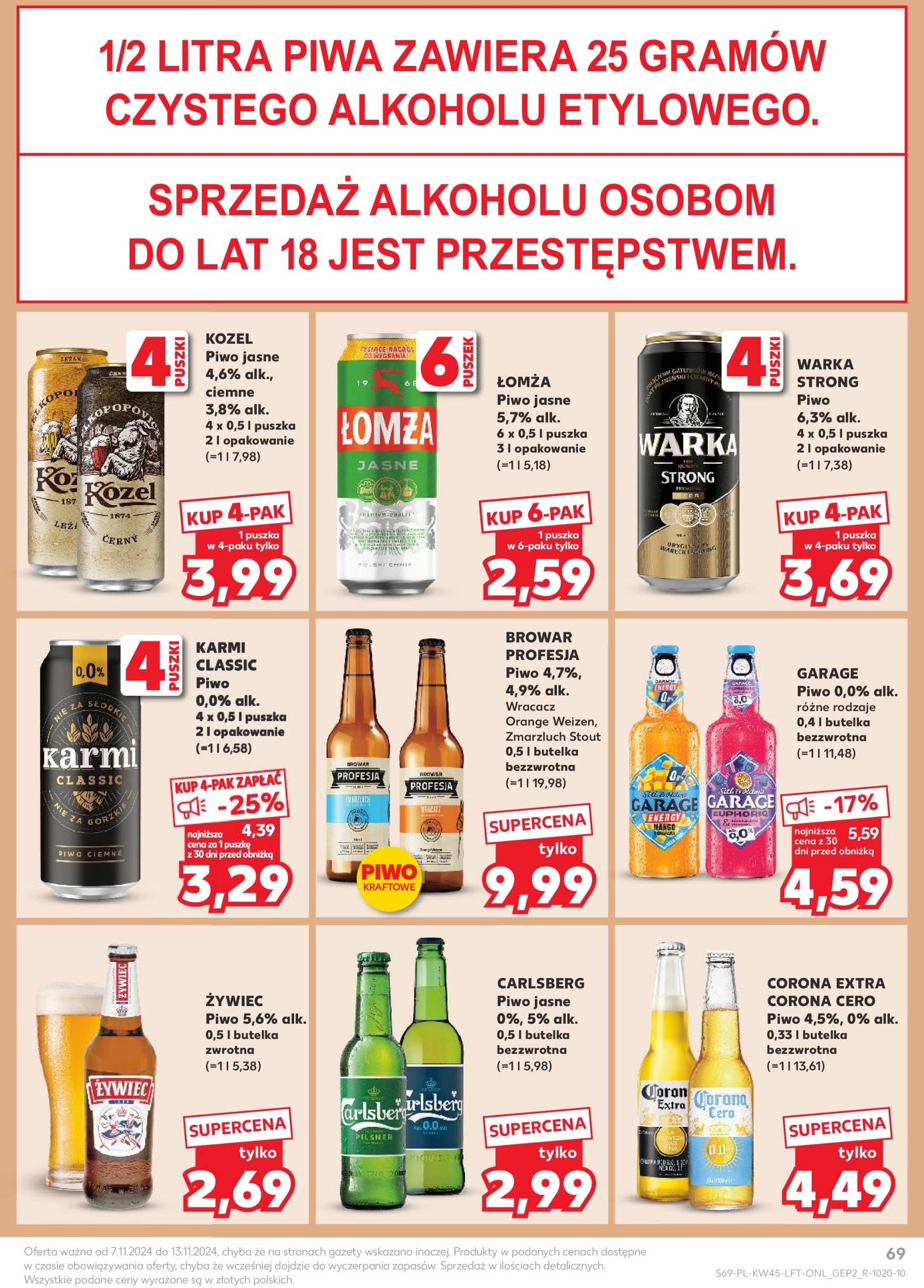 kaufland - Kaufland gazetka ważna od 07.11. - 13.11. - page: 69