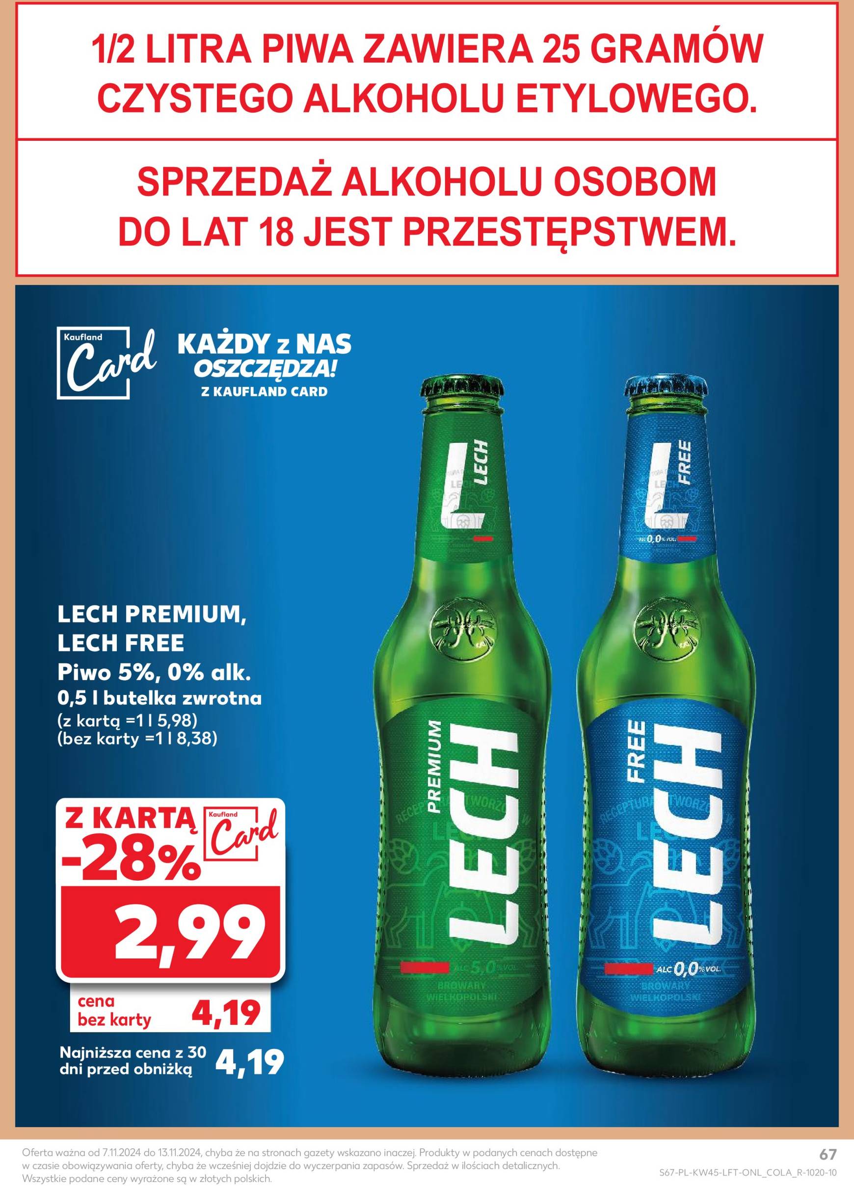 kaufland - Kaufland gazetka ważna od 07.11. - 13.11. - page: 67