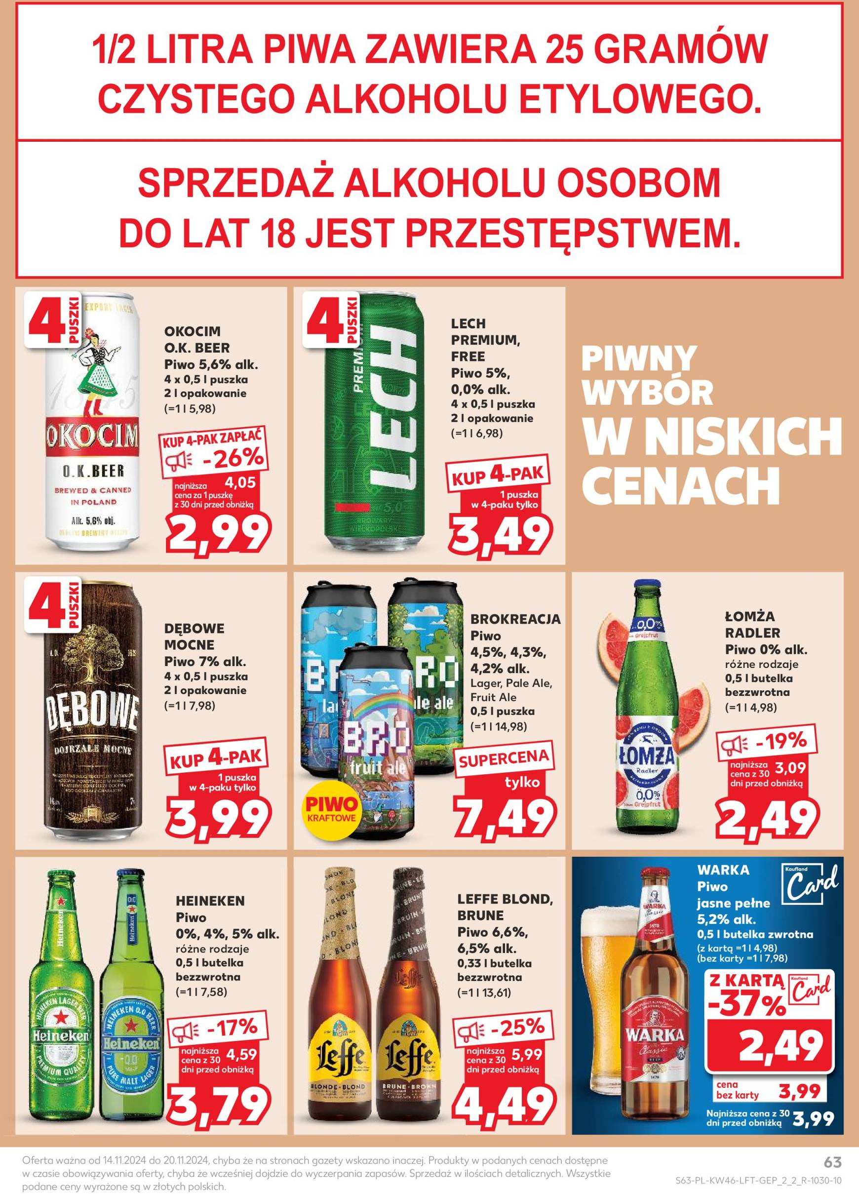 kaufland - Kaufland gazetka ważna od 14.11. - 20.11. - page: 63