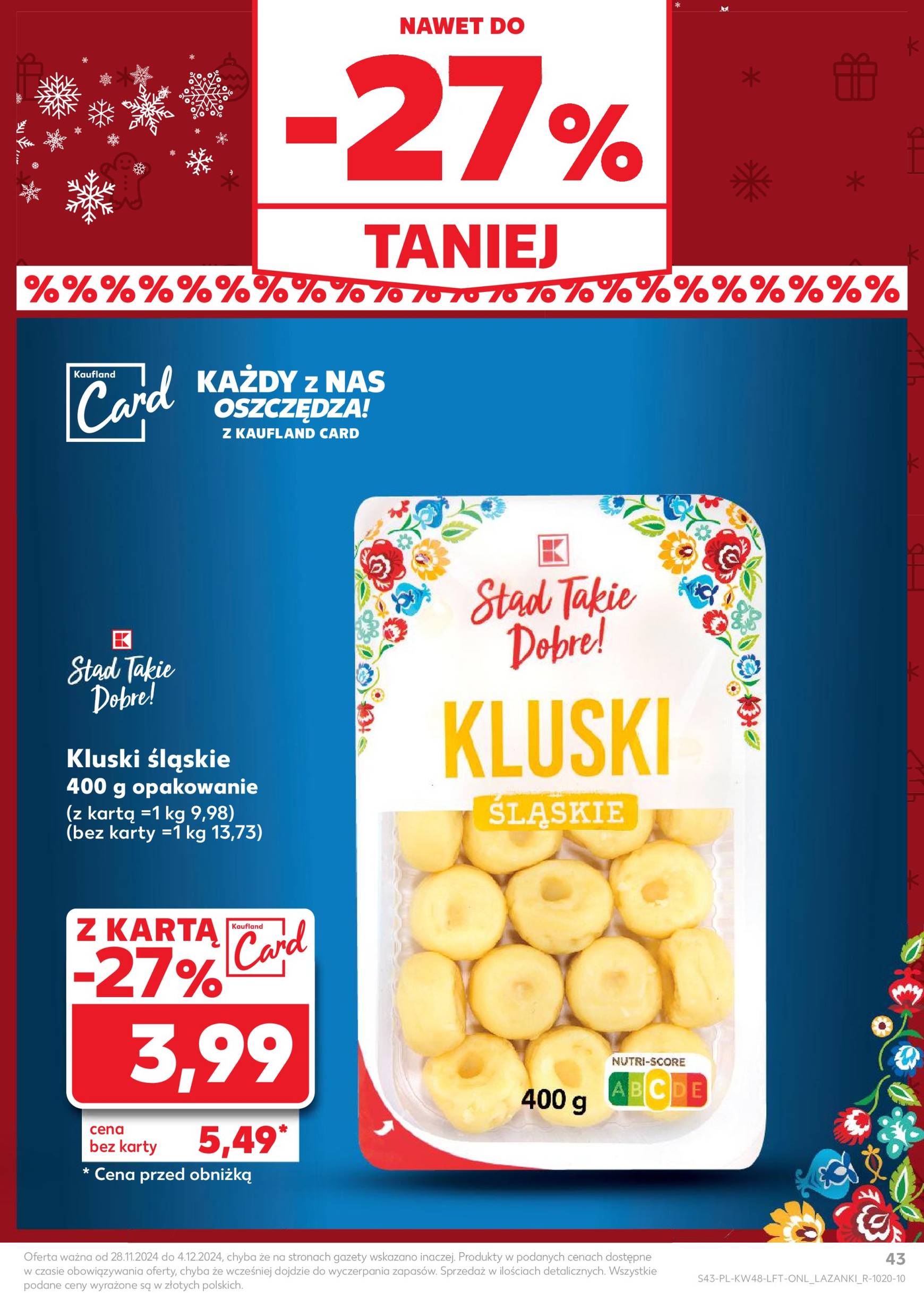 kaufland - Kaufland gazetka ważna od 28.11. - 04.12. - page: 43