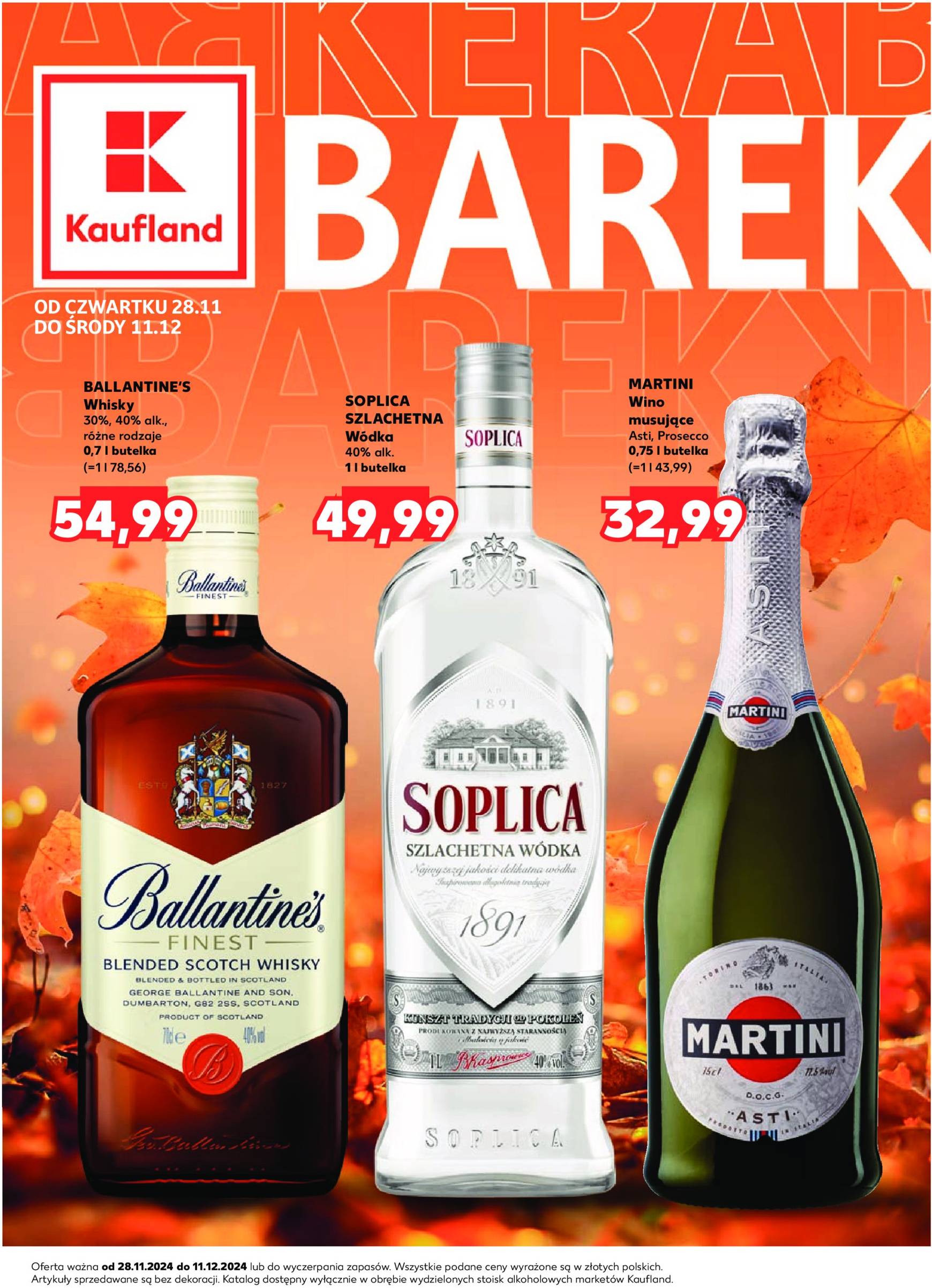 kaufland - Kaufland - Barek gazetka ważna od 28.11. - 11.12.