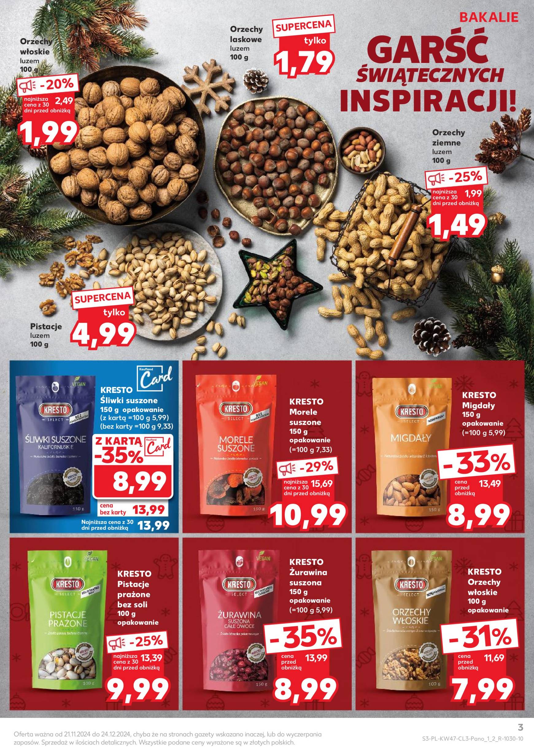 kaufland - Kaufland - Świąt gazetka ważna od 21.11. - 24.12. - page: 3