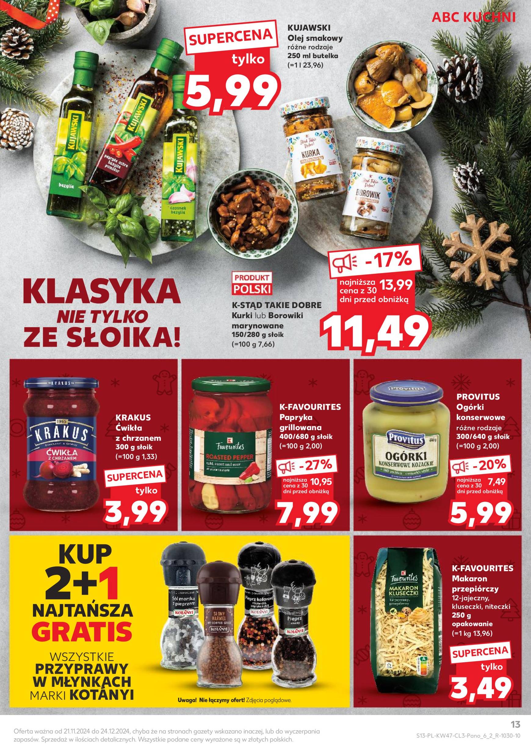 kaufland - Kaufland - Świąt gazetka ważna od 21.11. - 24.12. - page: 13