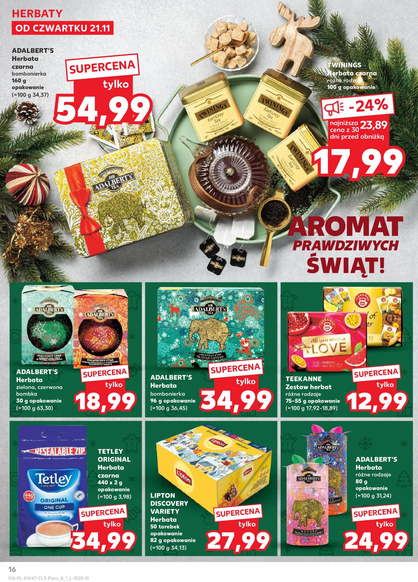 kaufland - Kaufland - Świąt gazetka ważna od 21.11. - 24.12. - page: 16