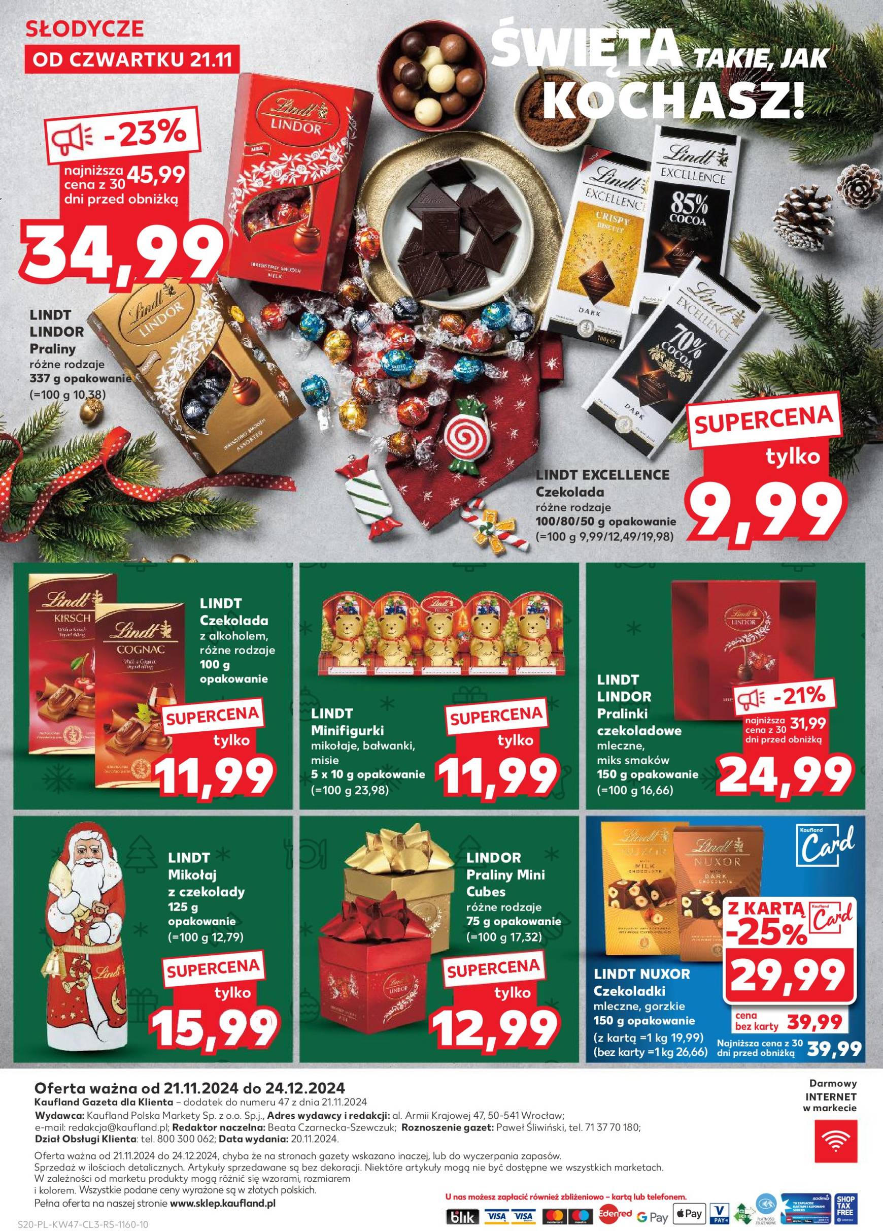 kaufland - Kaufland - Świąt gazetka ważna od 21.11. - 24.12. - page: 20