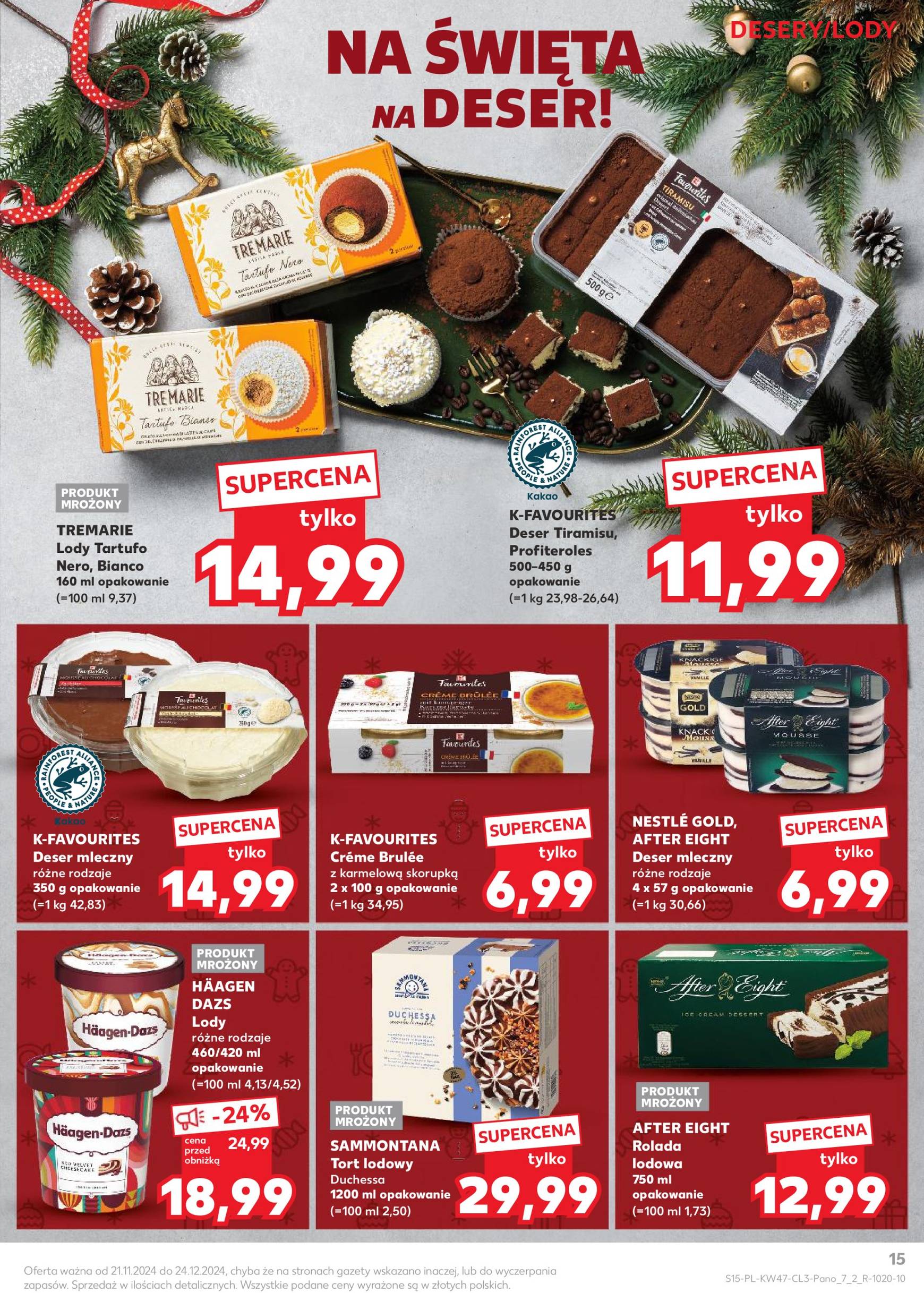 kaufland - Kaufland - Świąt gazetka ważna od 21.11. - 24.12. - page: 15