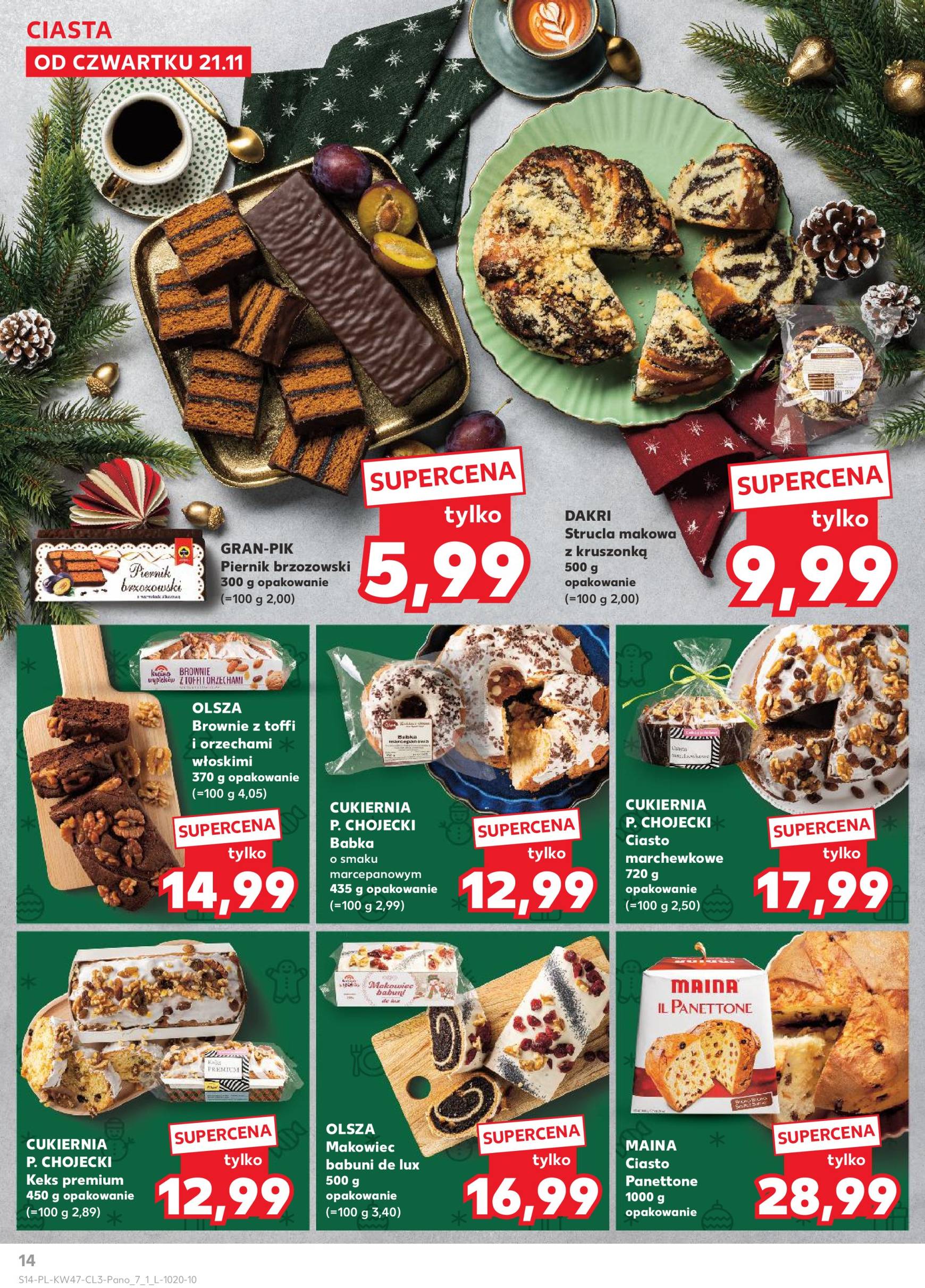 kaufland - Kaufland - Świąt gazetka ważna od 21.11. - 24.12. - page: 14