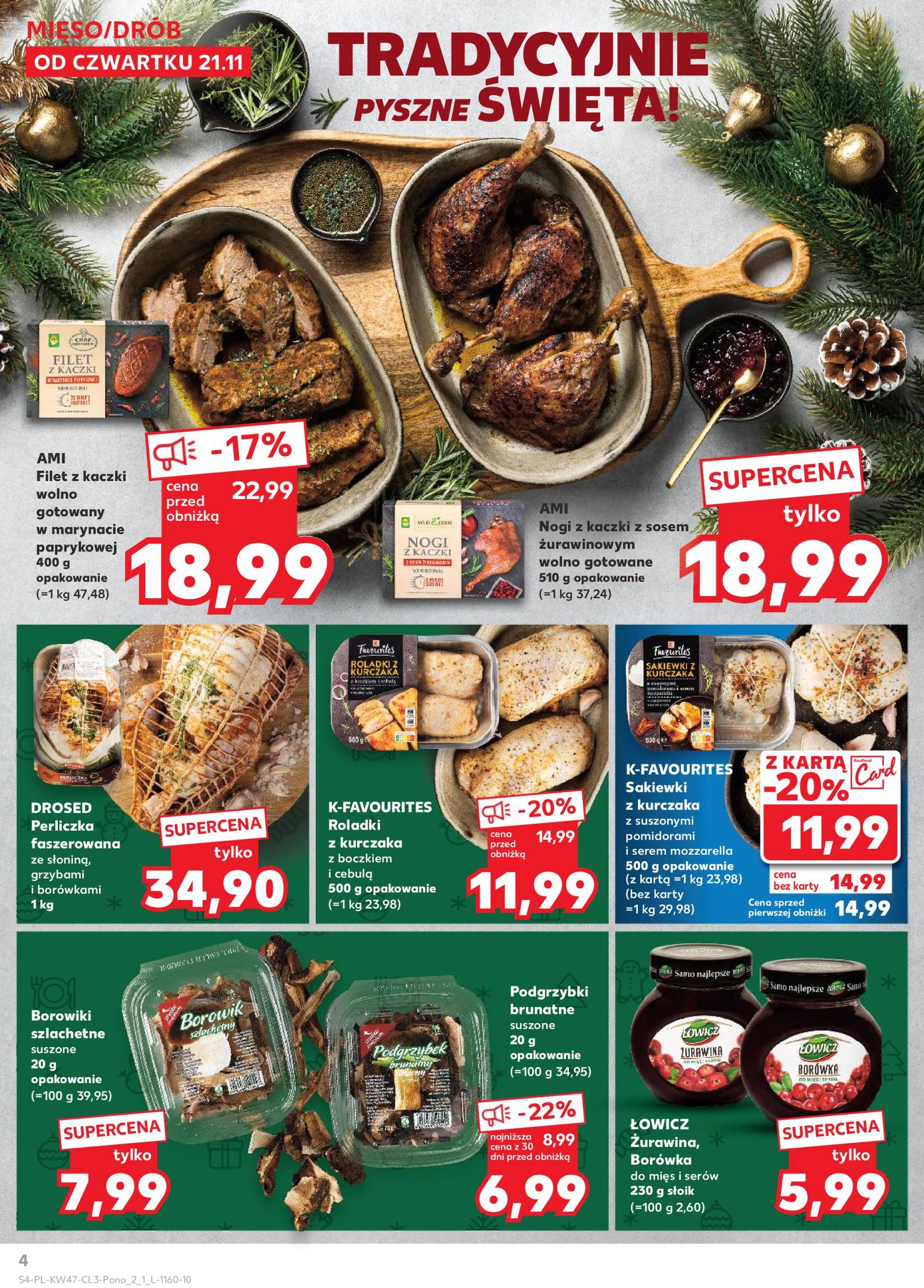 kaufland - Kaufland - Świąt gazetka ważna od 21.11. - 24.12. - page: 4