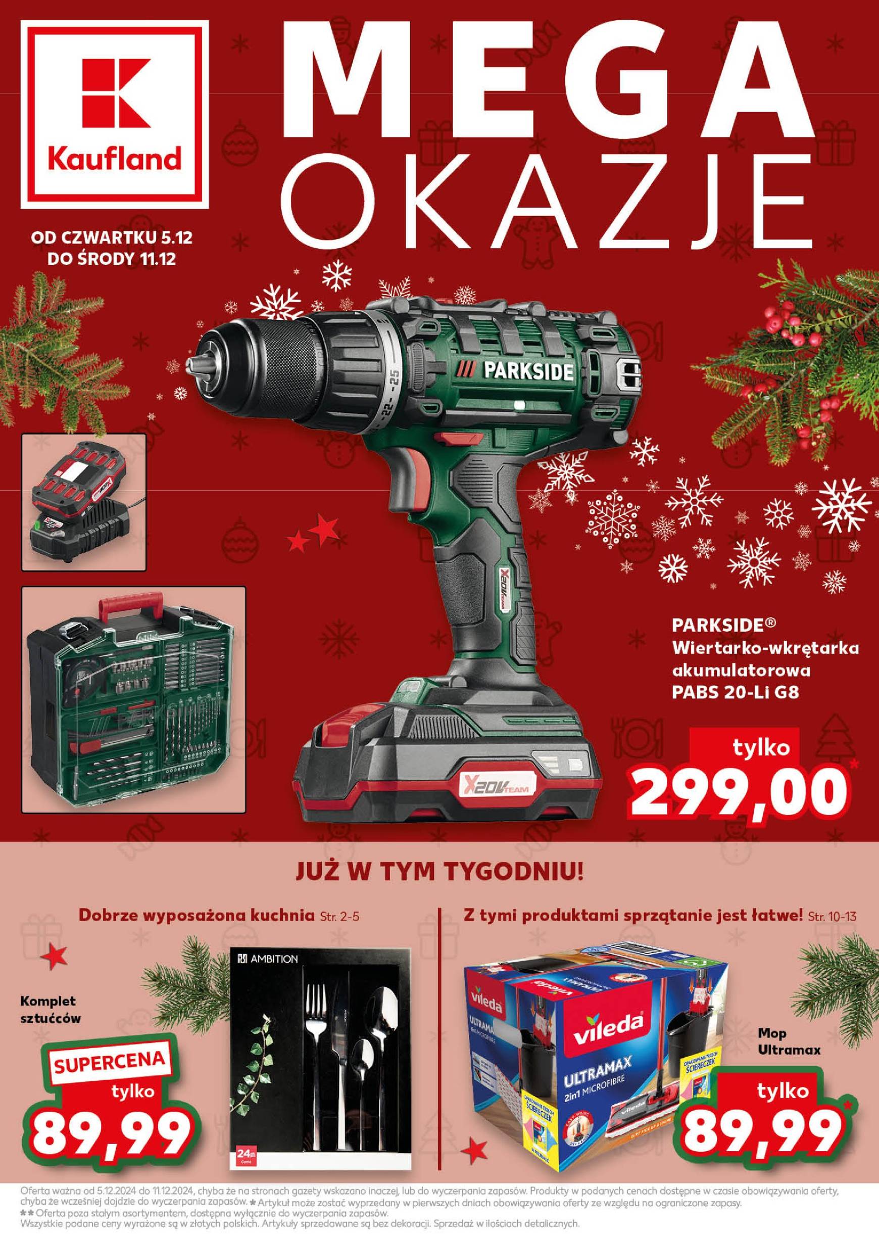 kaufland - Kaufland - Mega Okazje gazetka ważna od 05.12. - 11.12.