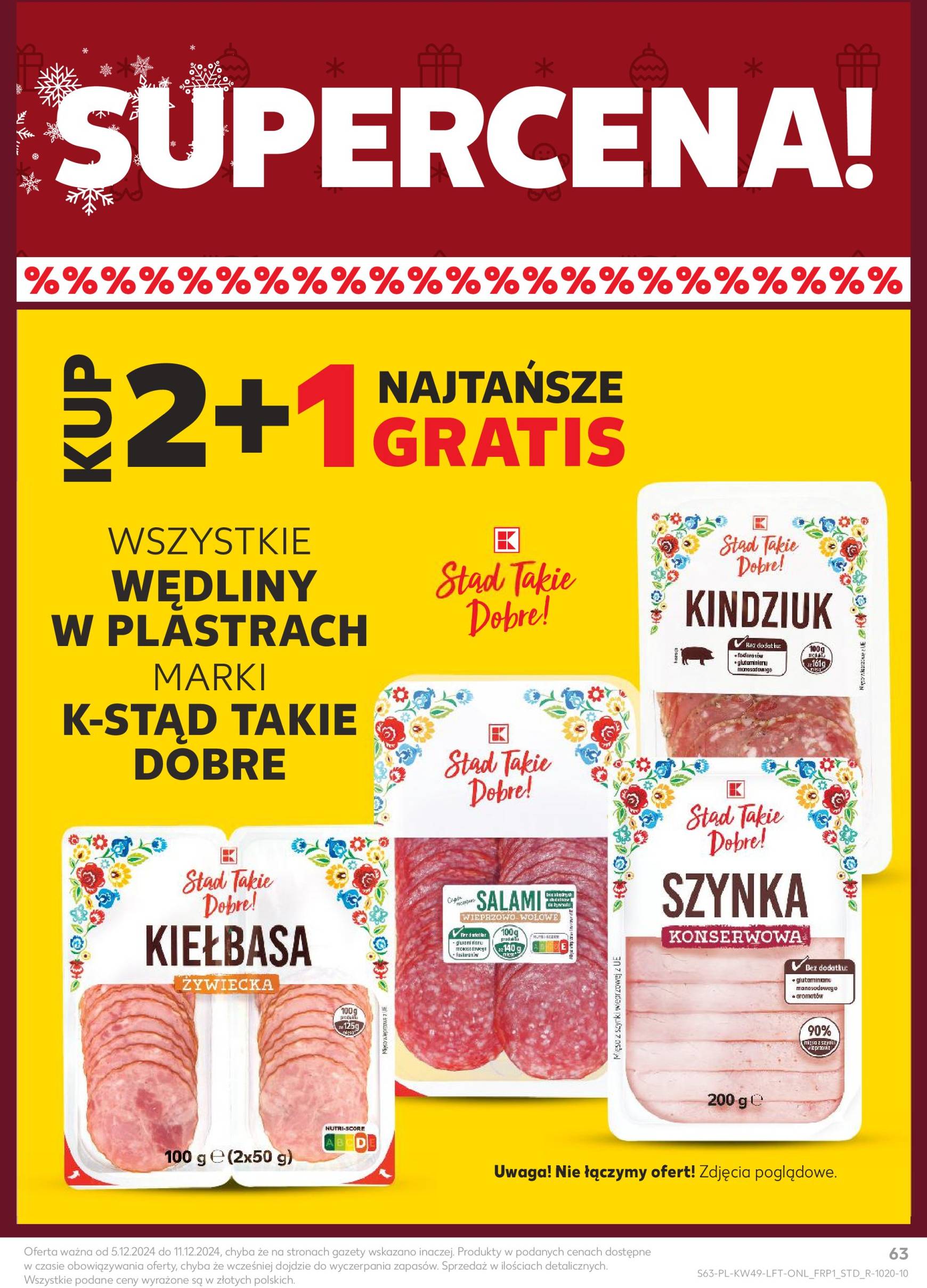 kaufland - Kaufland gazetka ważna od 05.12. - 11.12. - page: 63