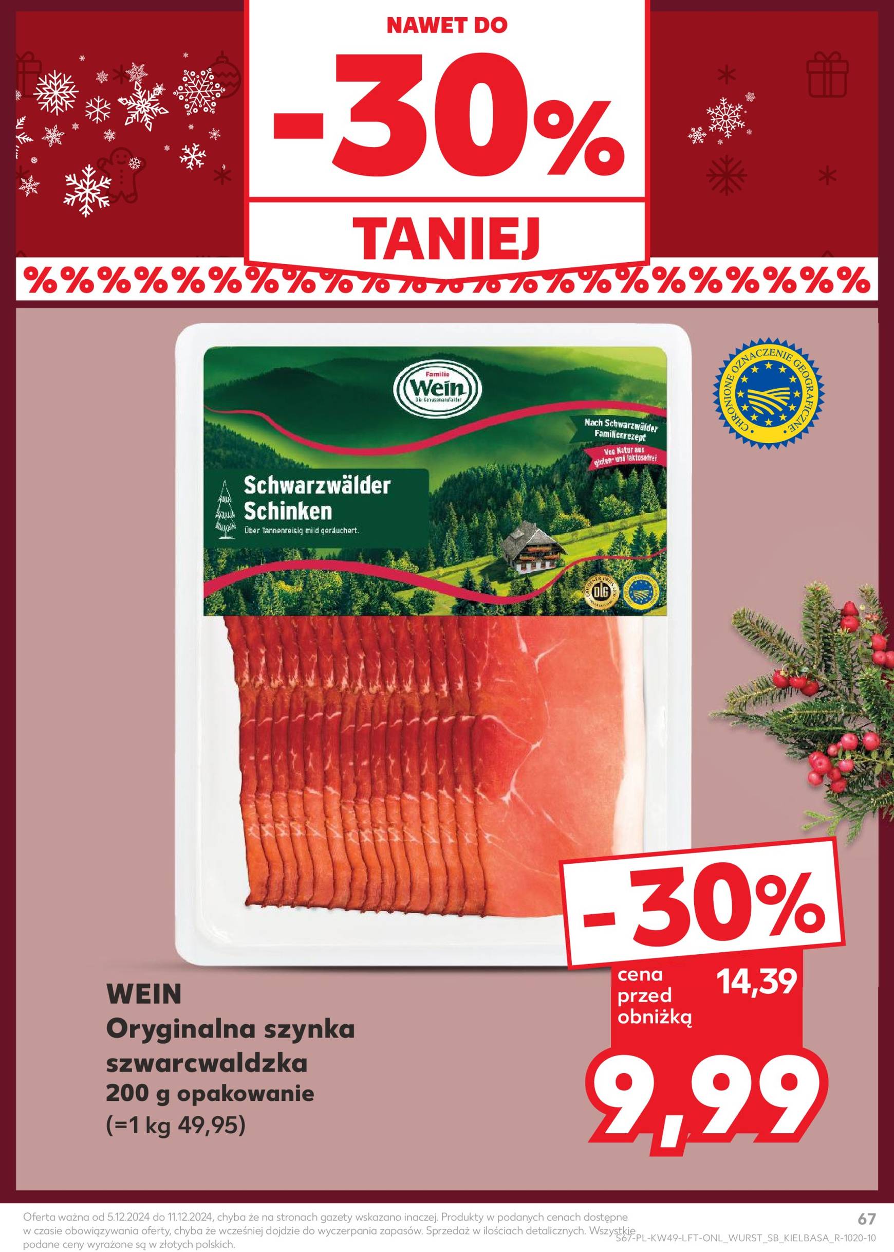 kaufland - Kaufland gazetka ważna od 05.12. - 11.12. - page: 67