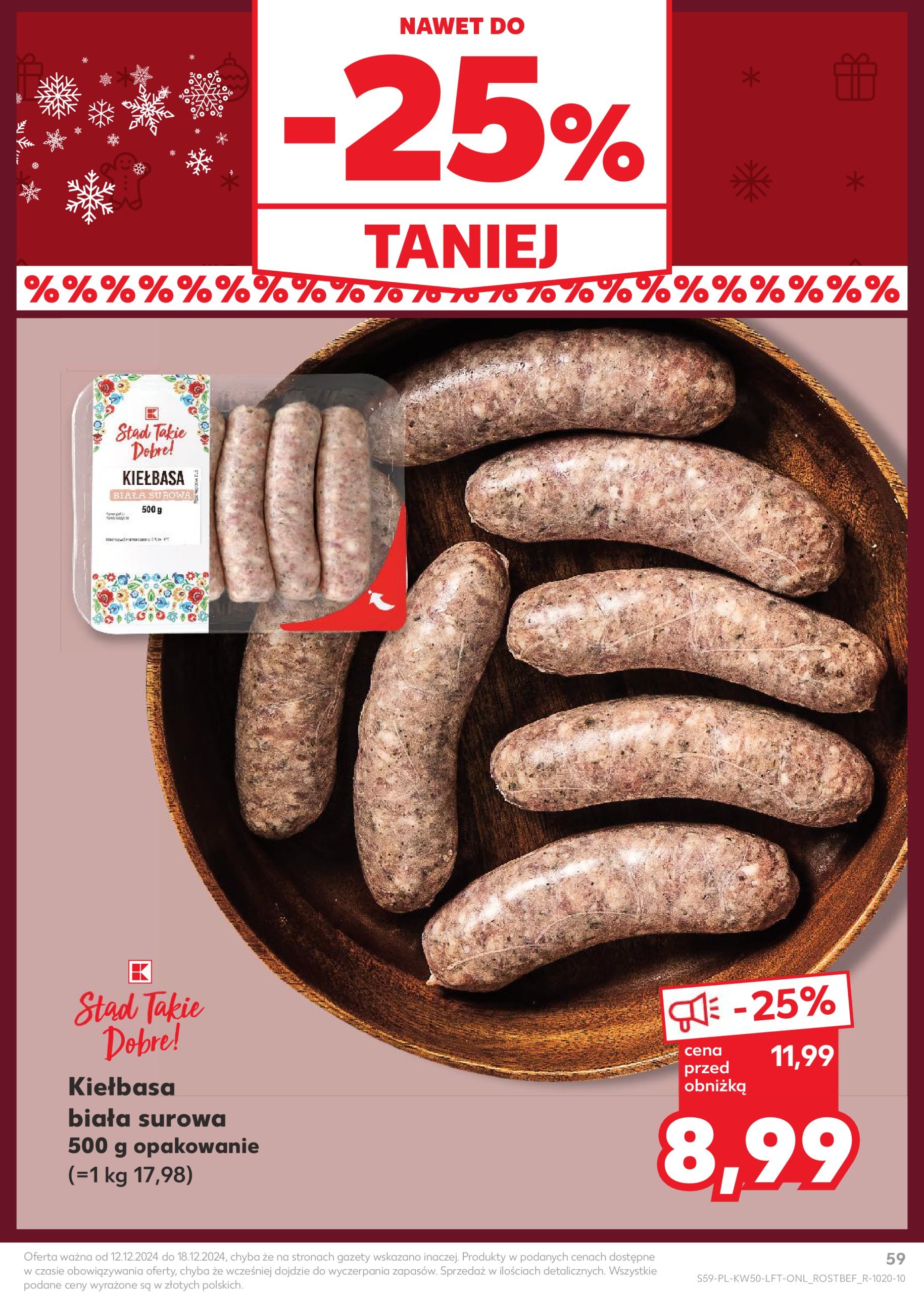 kaufland - Kaufland gazetka ważna od 12.12. - 18.12. - page: 59