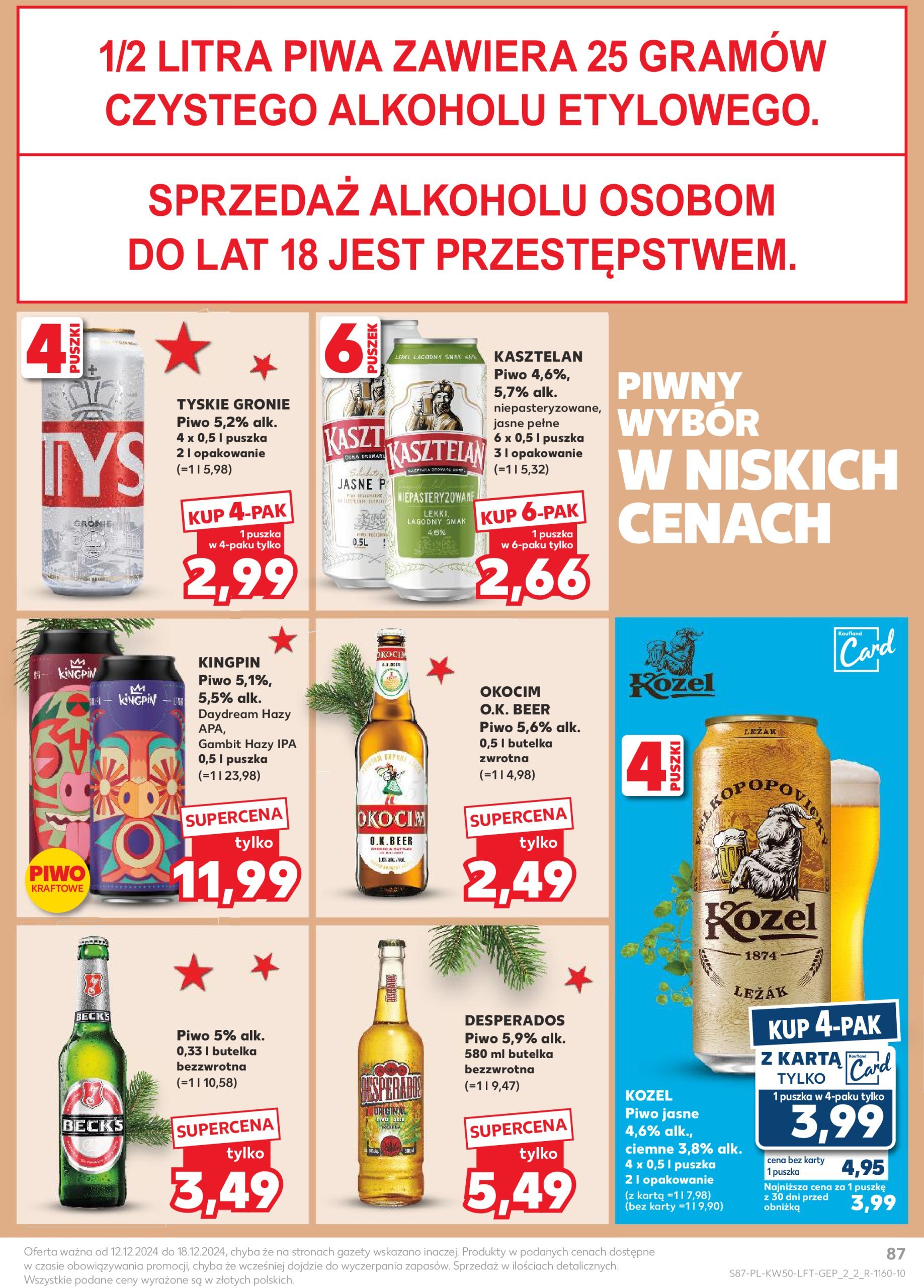 kaufland - Kaufland gazetka ważna od 12.12. - 18.12. - page: 87