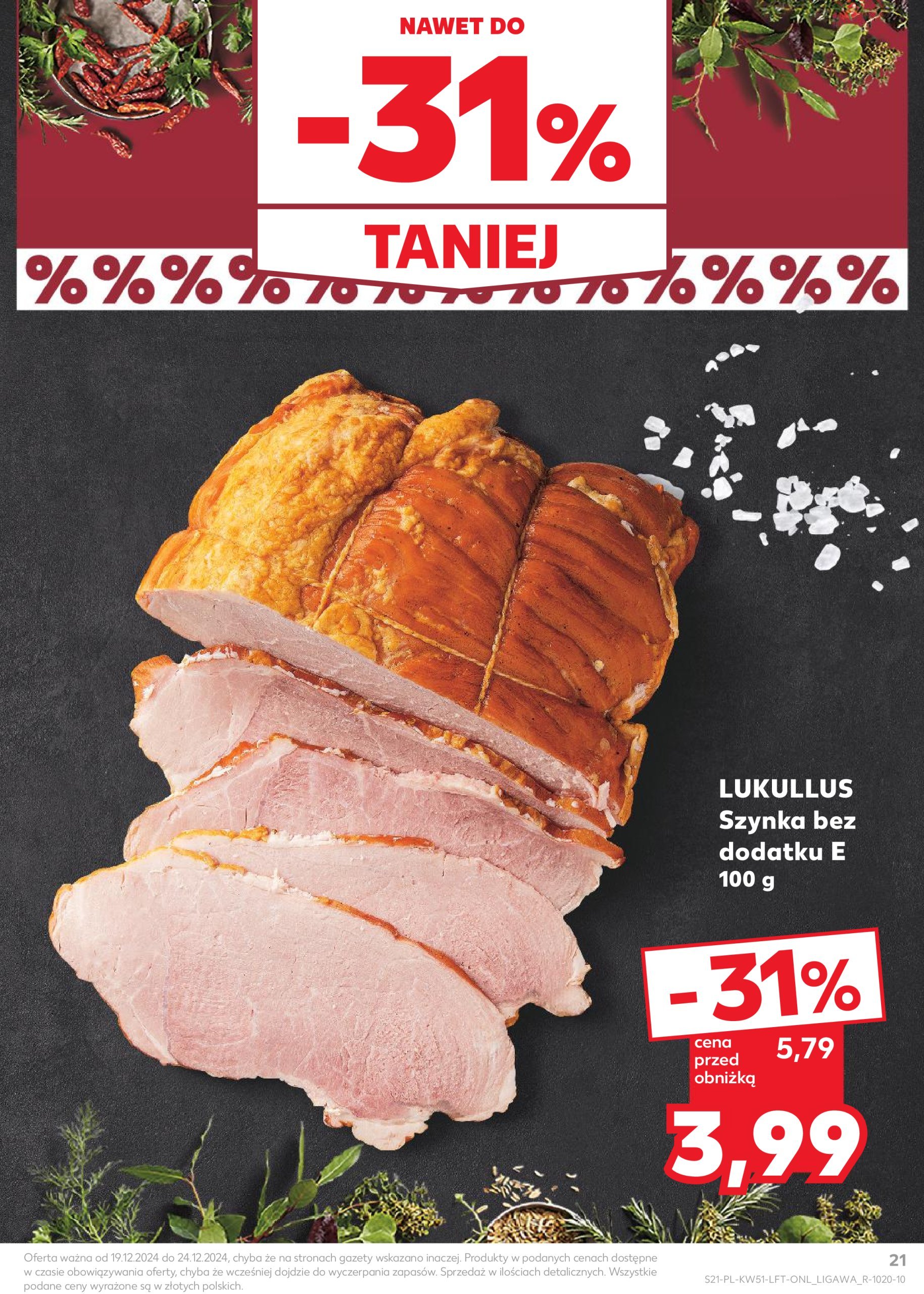 kaufland - Kaufland gazetka ważna od 19.12. - 24.12. - page: 21