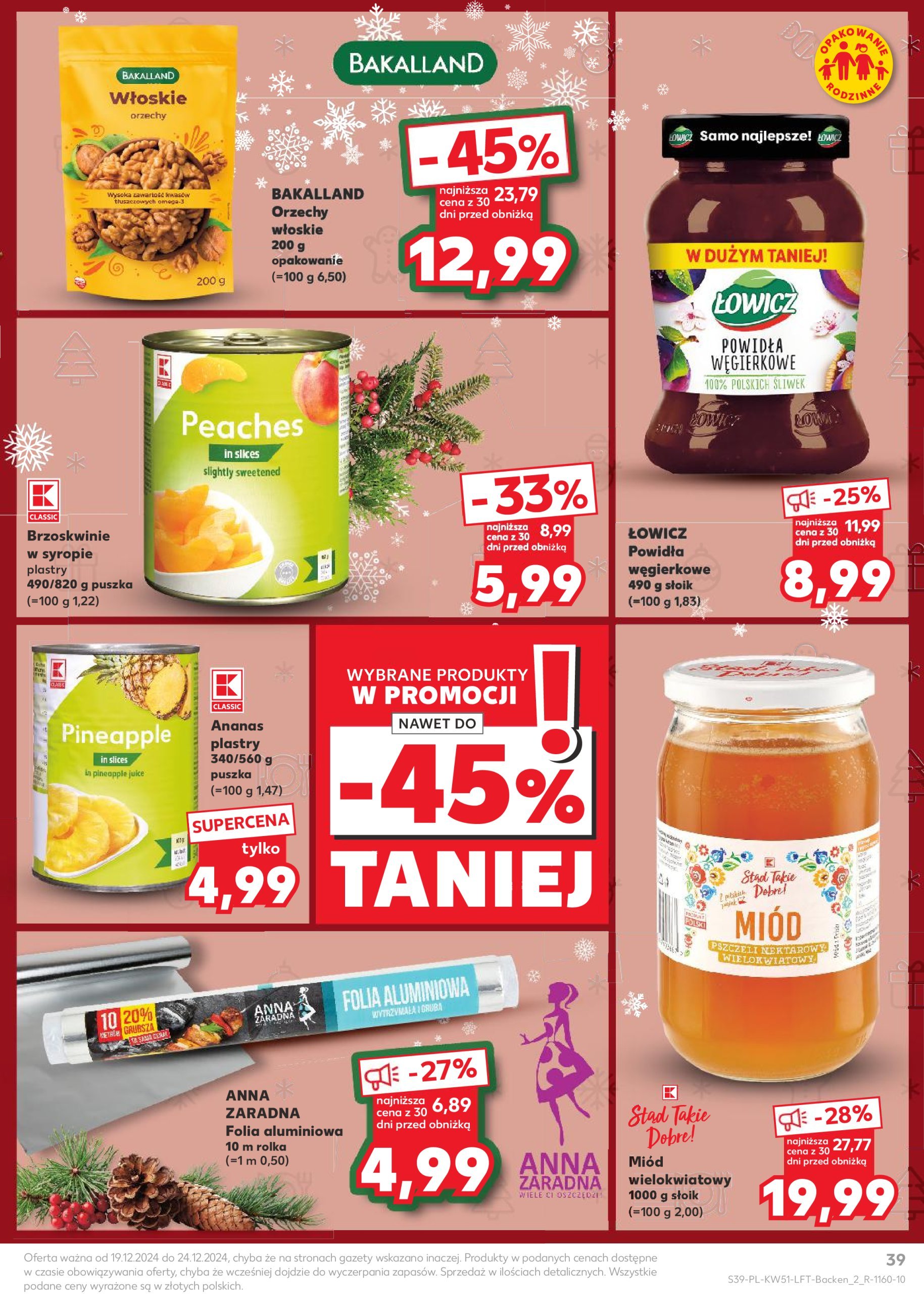 kaufland - Kaufland gazetka ważna od 19.12. - 24.12. - page: 39