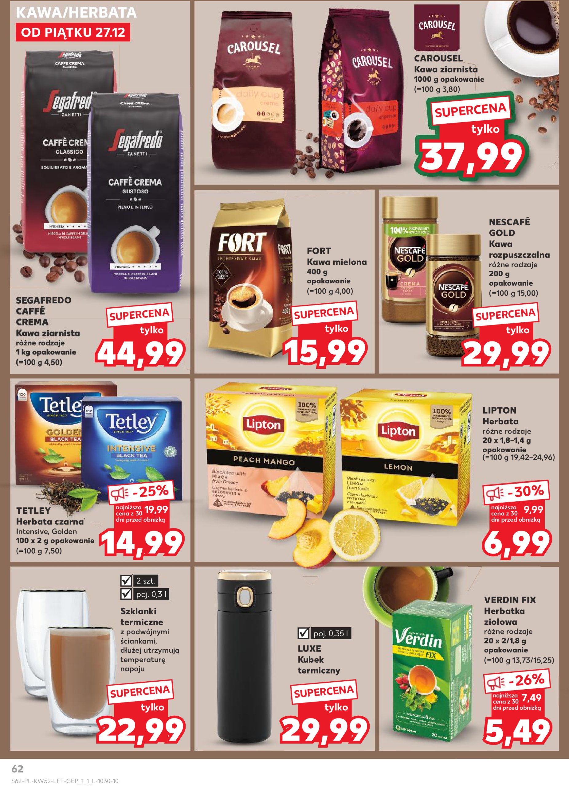 kaufland - Kaufland gazetka ważna od 27.12. - 31.12. - page: 62