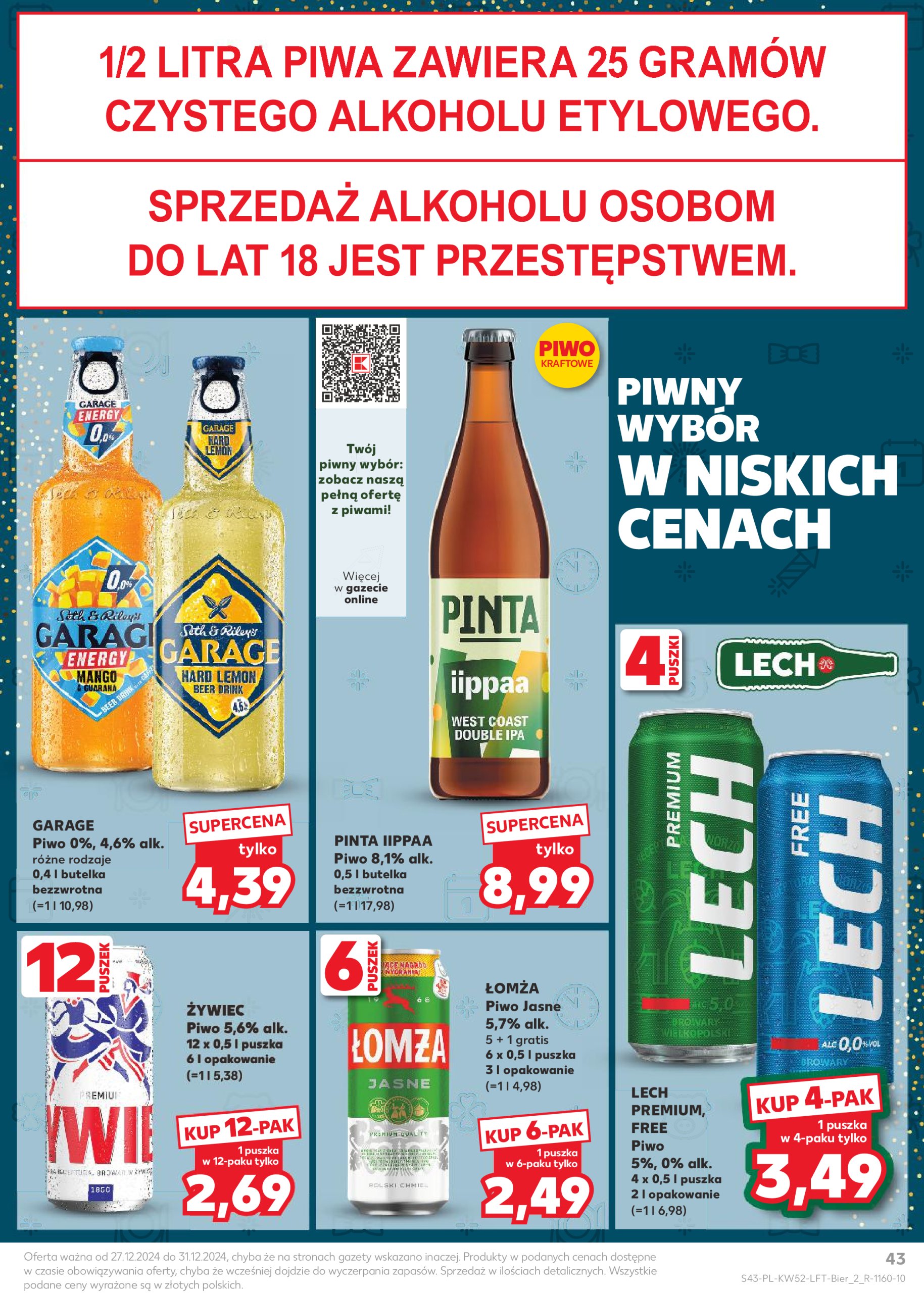 kaufland - Kaufland gazetka ważna od 27.12. - 31.12. - page: 43