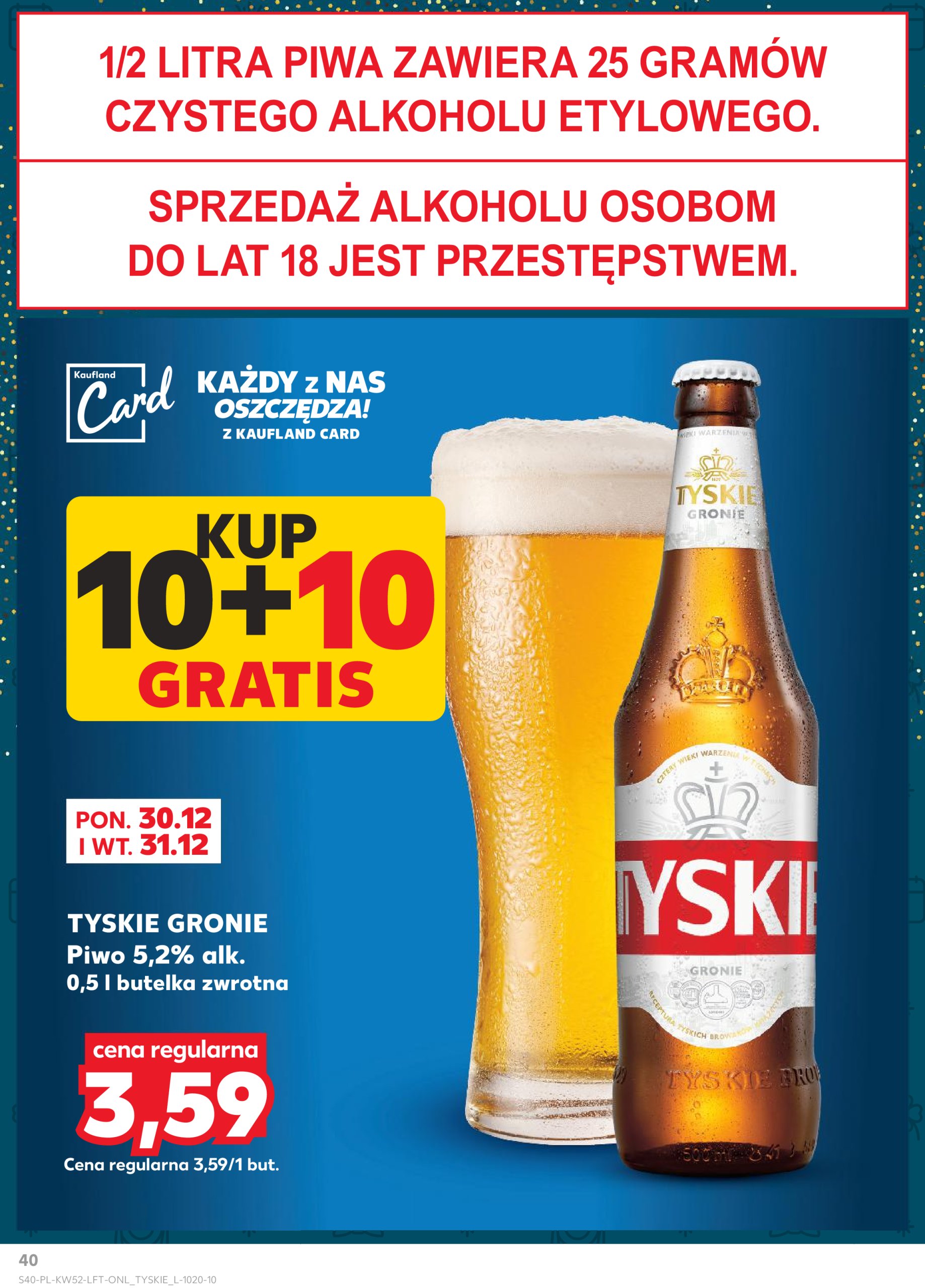 kaufland - Kaufland gazetka ważna od 27.12. - 31.12. - page: 40