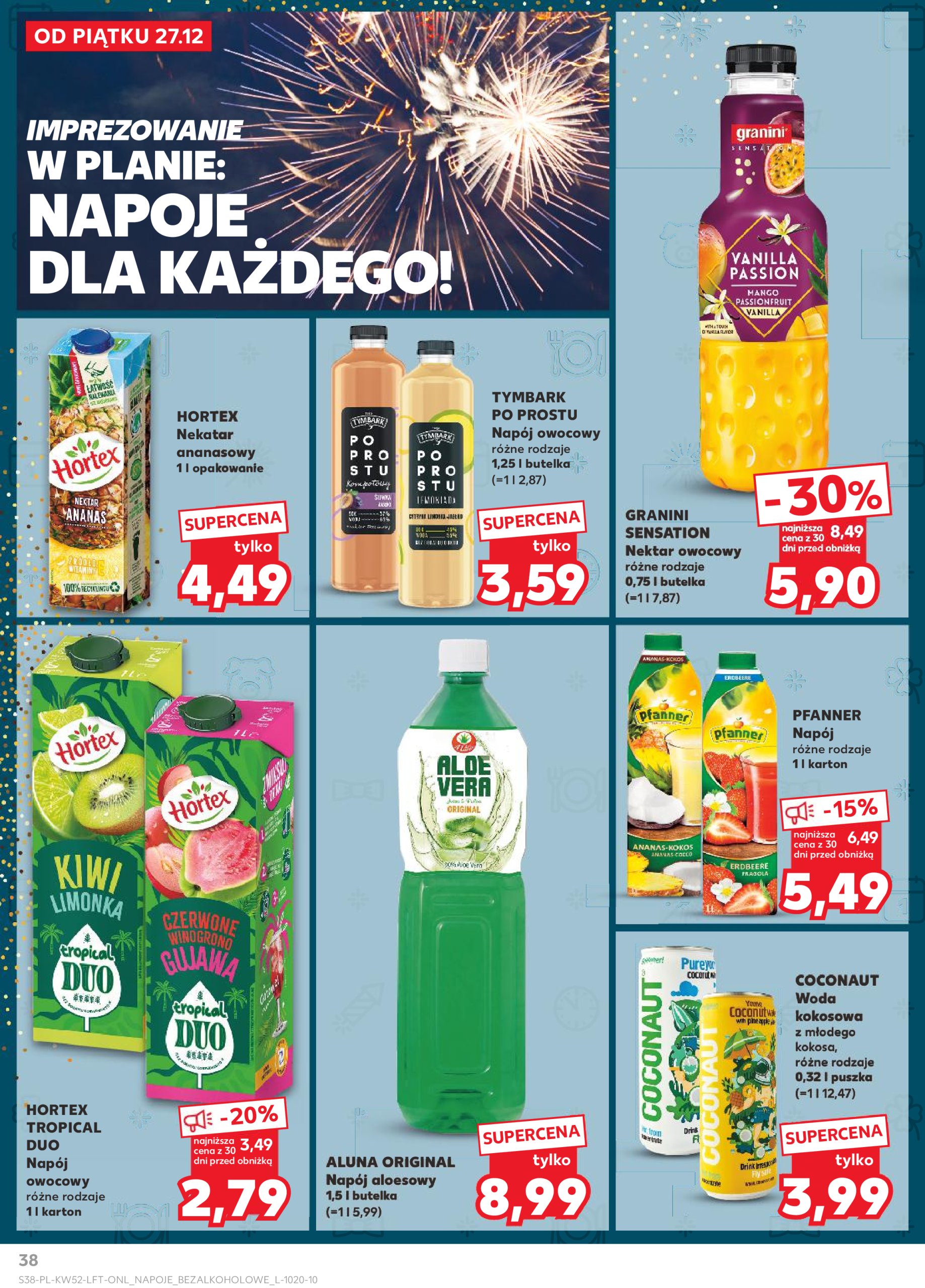 kaufland - Kaufland gazetka ważna od 27.12. - 31.12. - page: 38