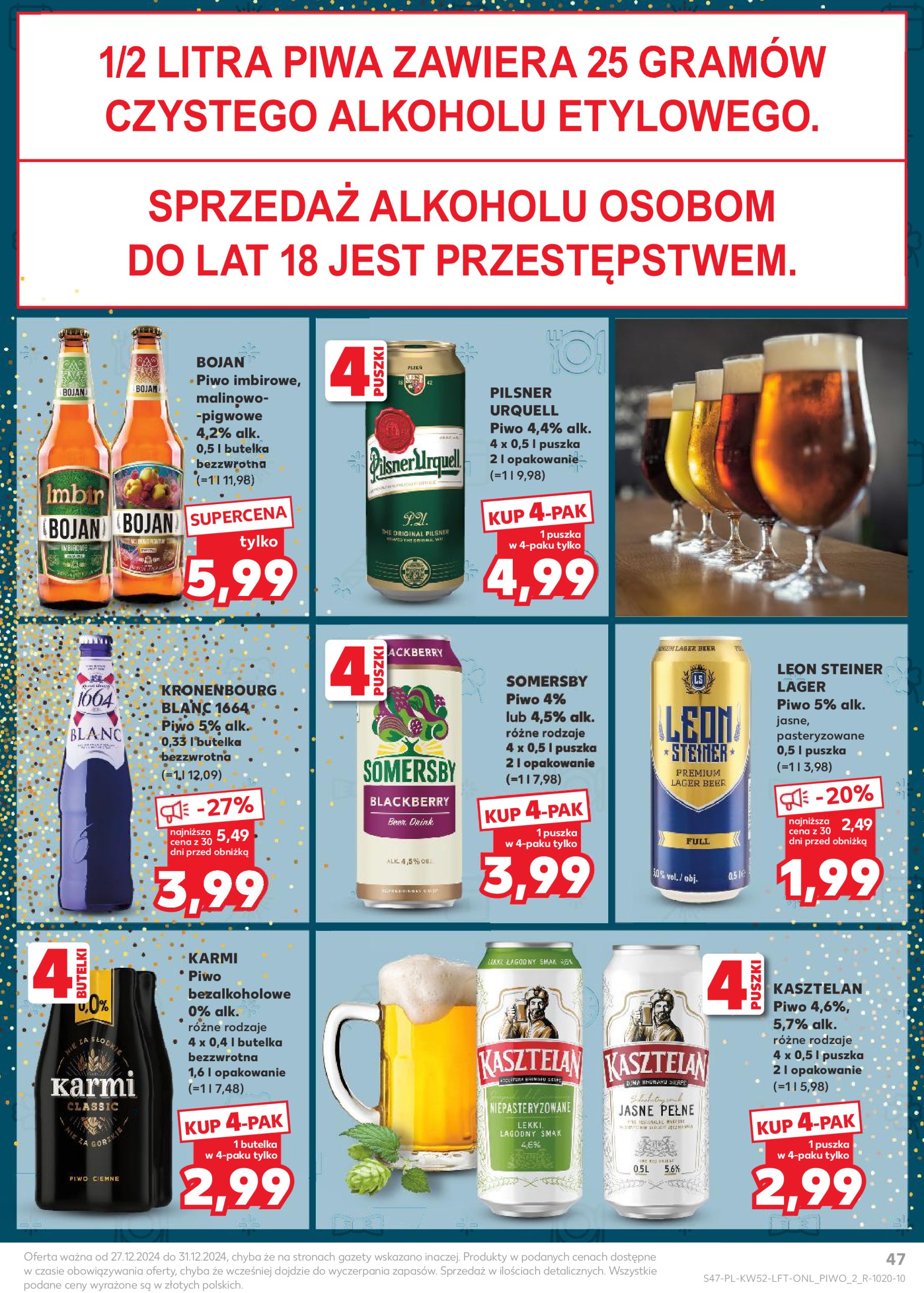 kaufland - Kaufland gazetka ważna od 27.12. - 31.12. - page: 47