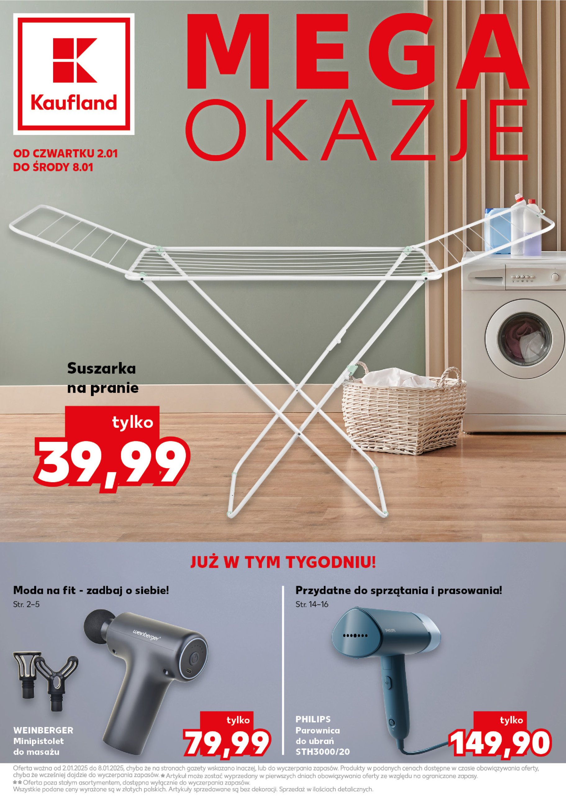 kaufland - Kaufland - Mega okazje gazetka ważna od 02.01. - 08.01.