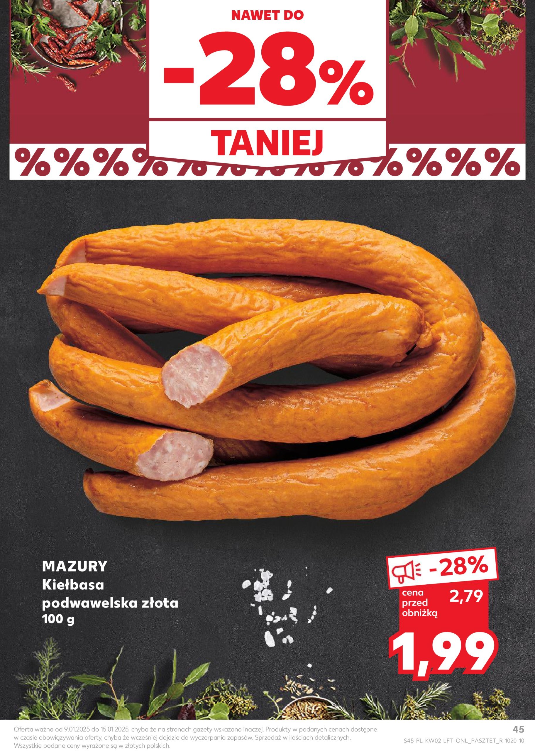 kaufland - Kaufland gazetka ważna od 09.01. - 15.01. - page: 45