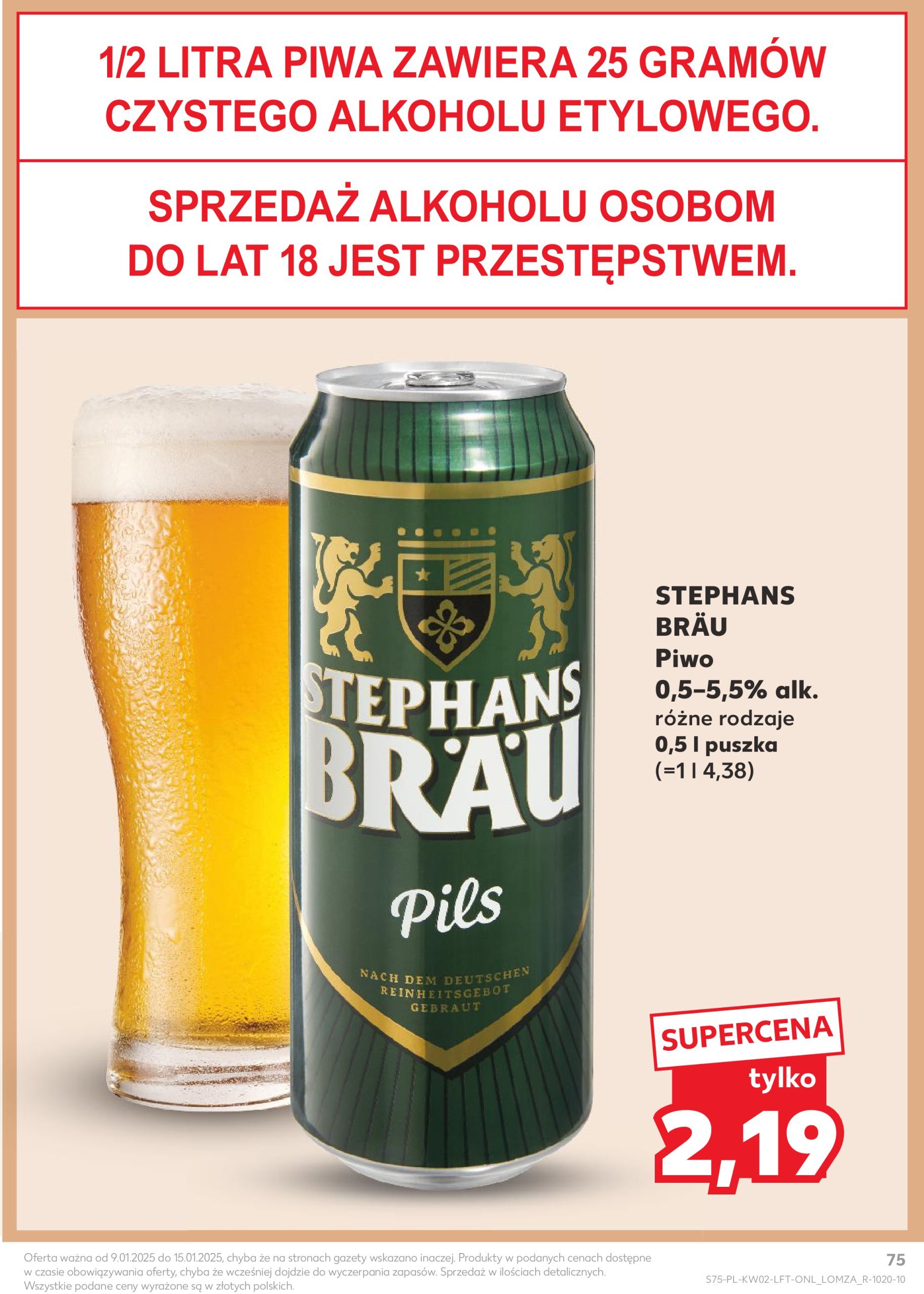 kaufland - Kaufland gazetka ważna od 09.01. - 15.01. - page: 75