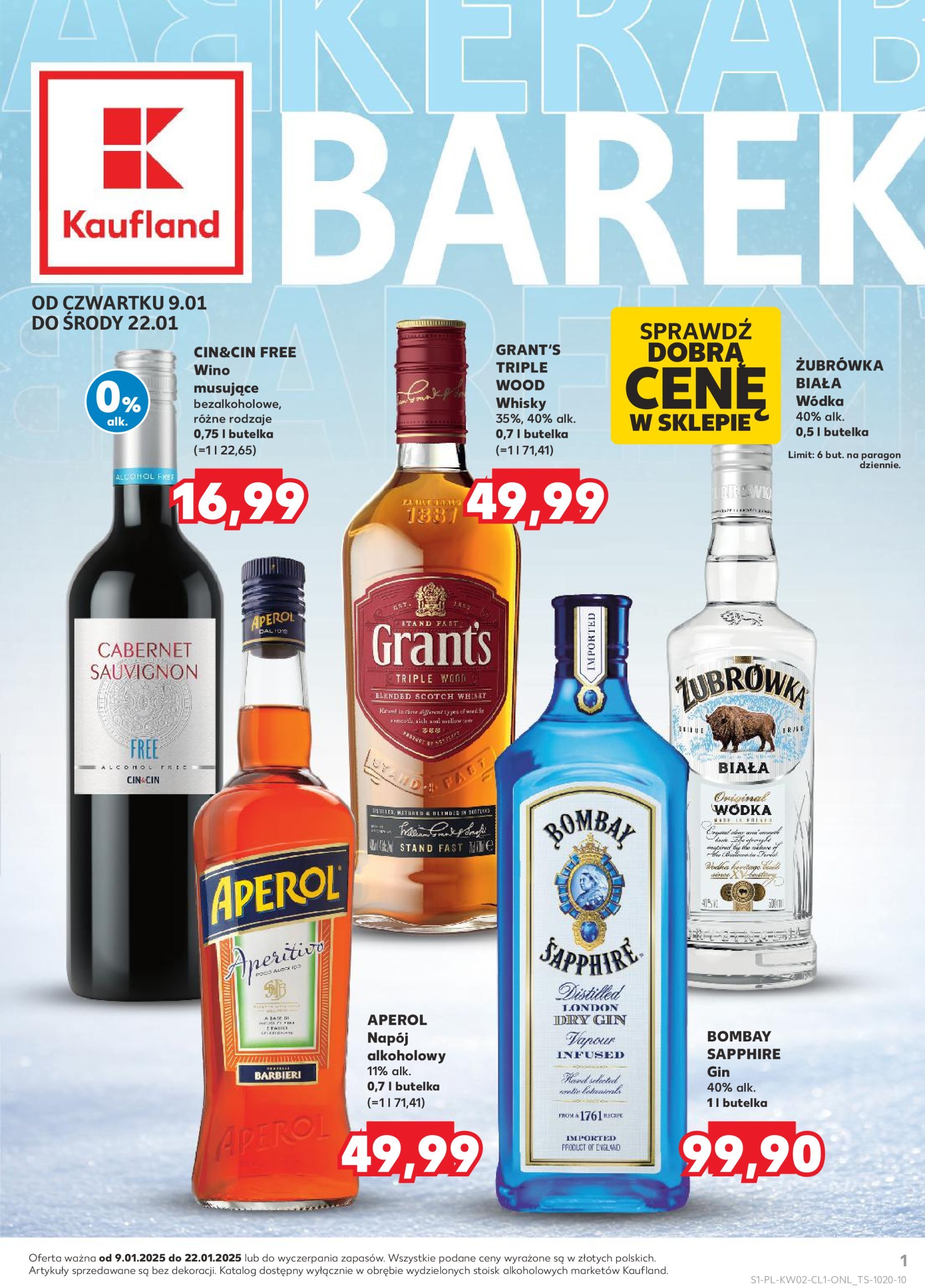 kaufland - Kaufland - Barek gazetka ważna od 09.01. - 22.01.