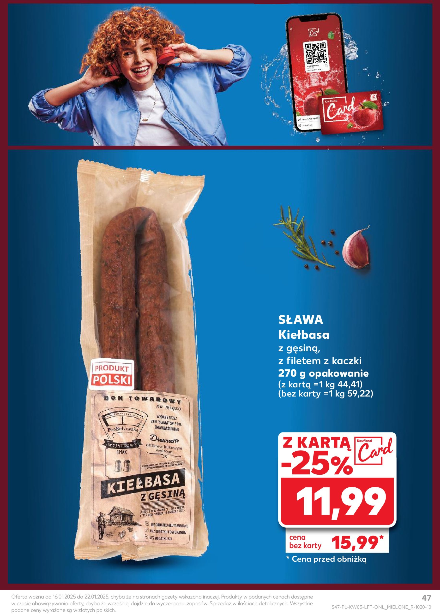 kaufland - Kaufland gazetka ważna od 16.01. - 22.01. - page: 47