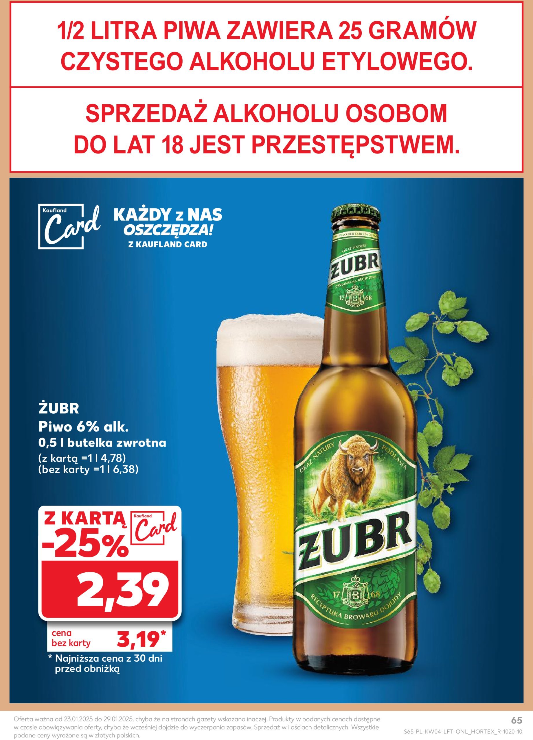 kaufland - Kaufland gazetka ważna od 23.01. - 29.01. - page: 65