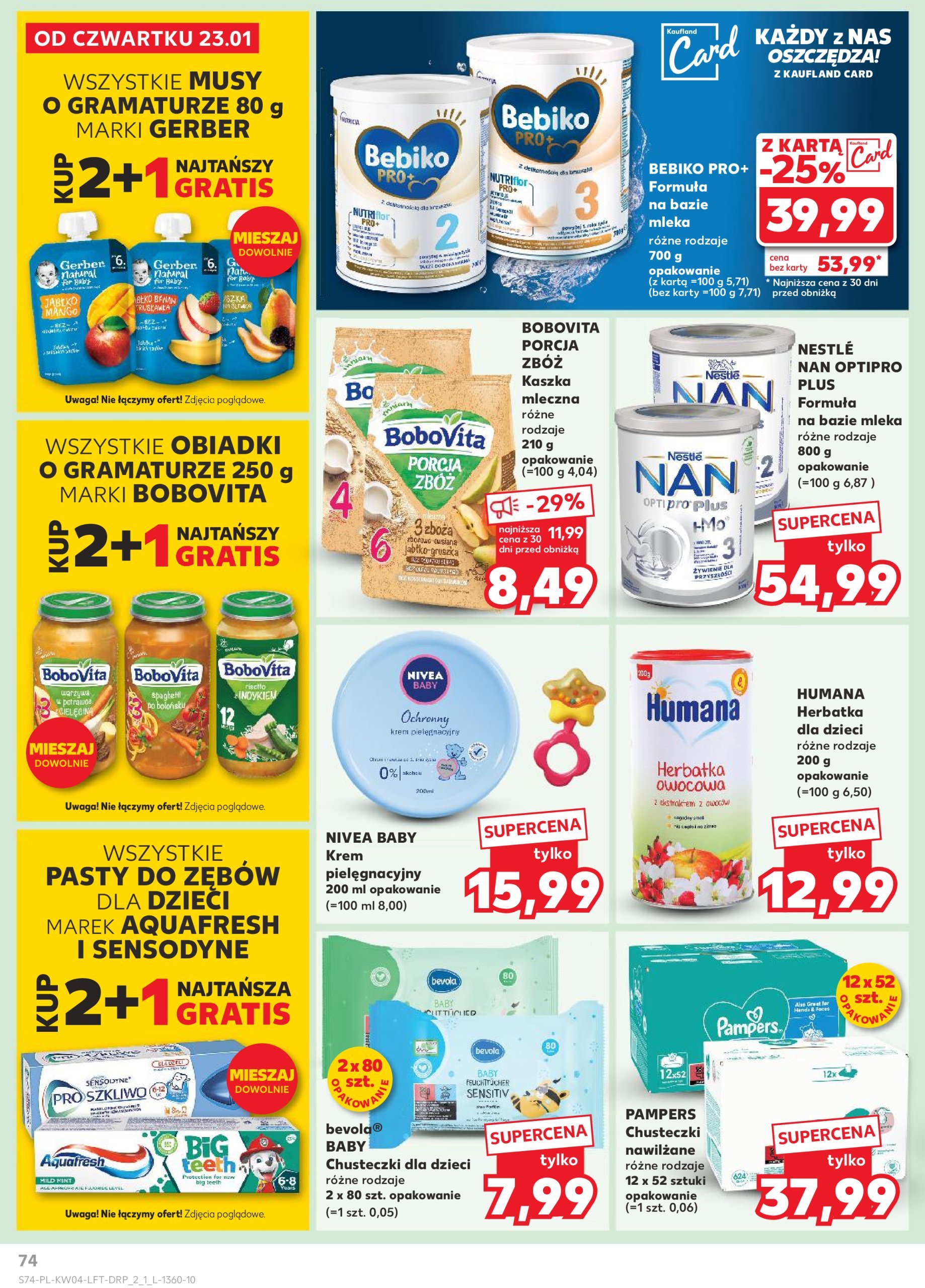 kaufland - Kaufland gazetka ważna od 23.01. - 29.01. - page: 74